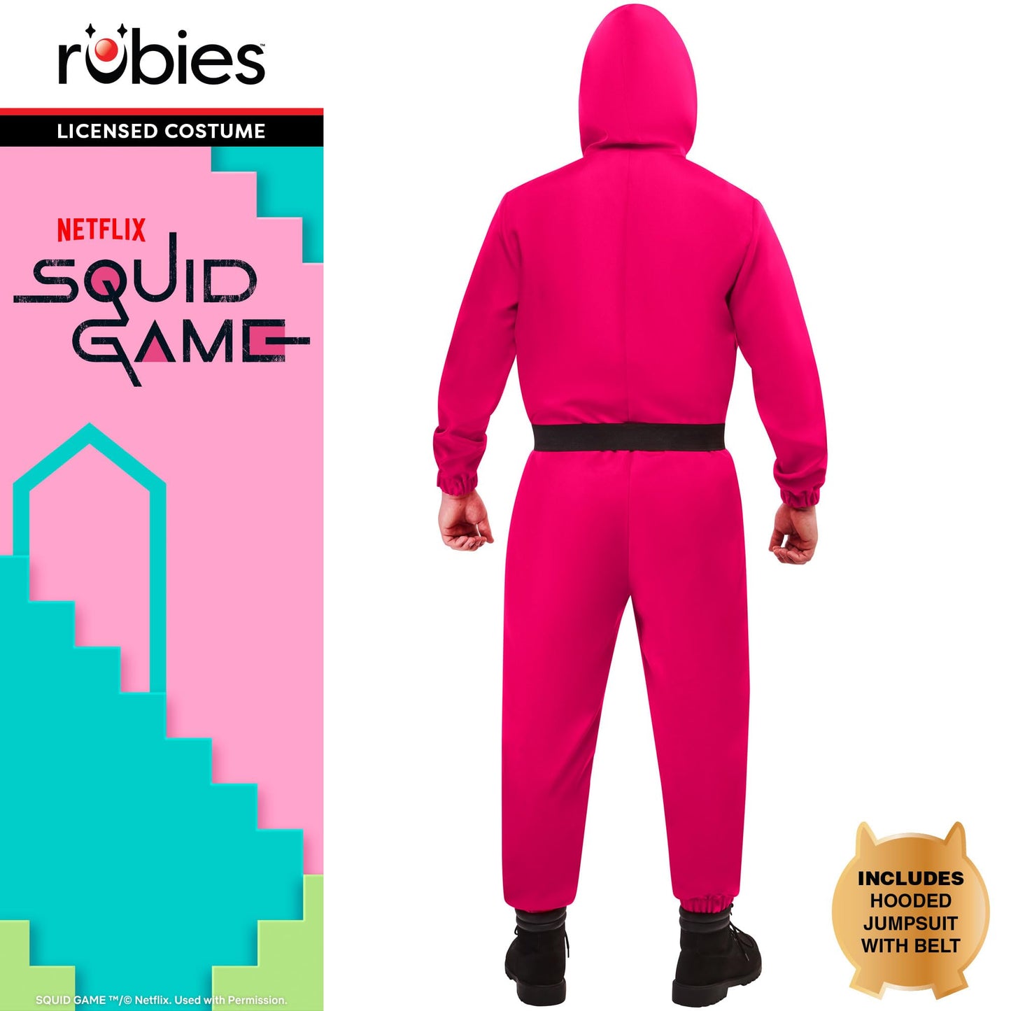 Rubies Official Squid Game Guard Classic Costume, Adult Fancy Dress, Size Large