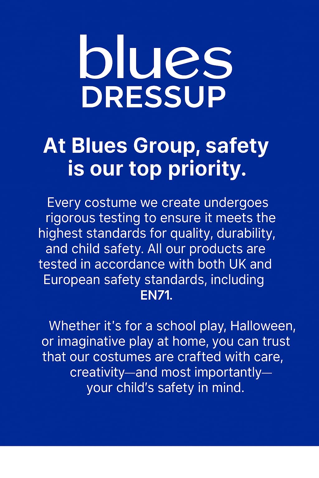 Blues Group Wonderland Alice Girls Costume with Bow Headband, Book Character Fancy Dress, World Book Day, Party Outfit, Ages 3-10 (6-8 Years)