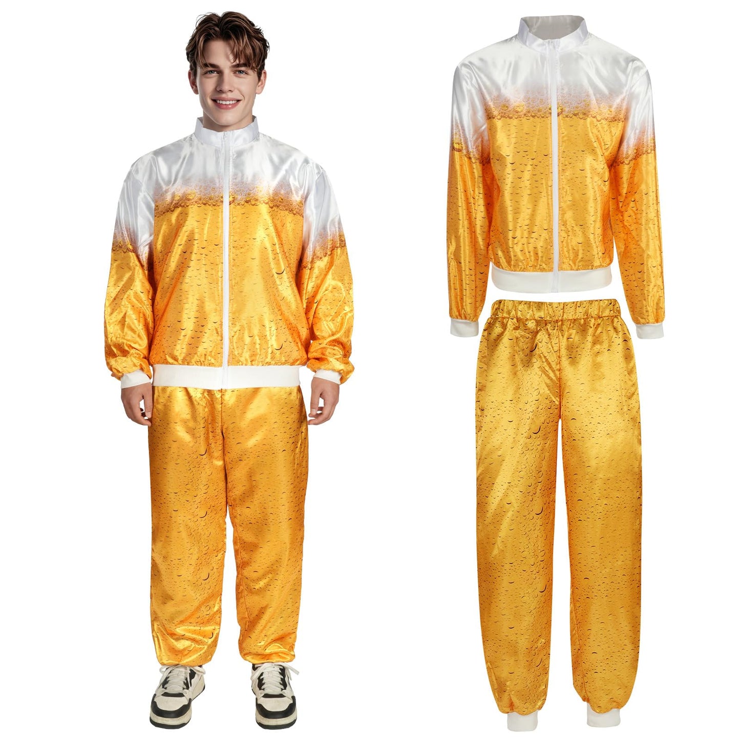 80s 90s Shell Suit Retro - Vintage Disco Beer Outfit - Oktoberfest (image 8)