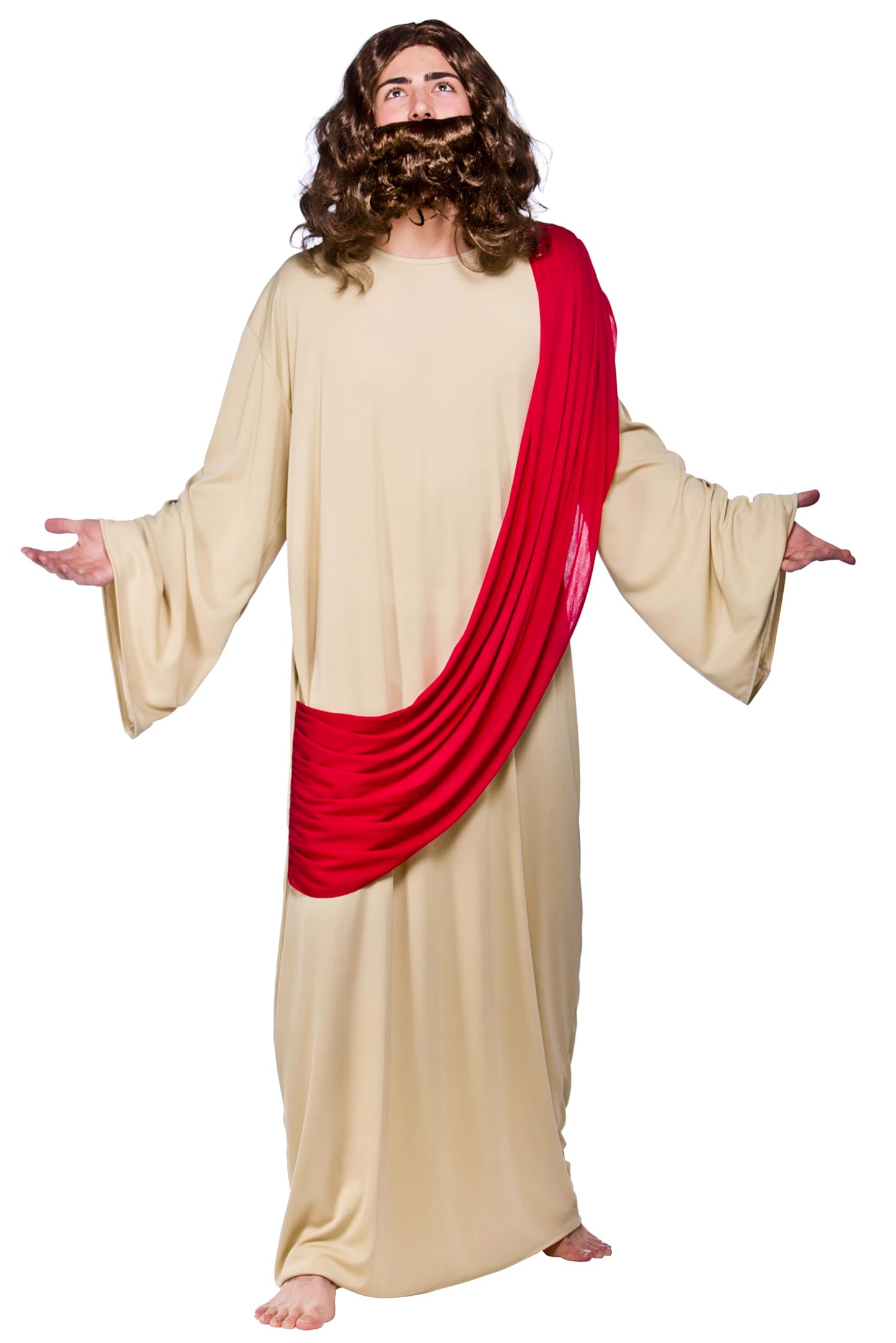 Wicked Costumes Mens Biblical Robe Fancy Dress Costume – Adult Religious Nativity & Historical Outfit for Easter, Parties & Events – Plus Size