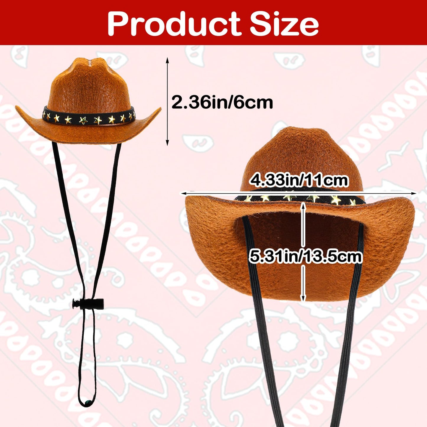 Pet Cowboy Costume Dog Halloween Costumes Pet Mini Cowboy Hat