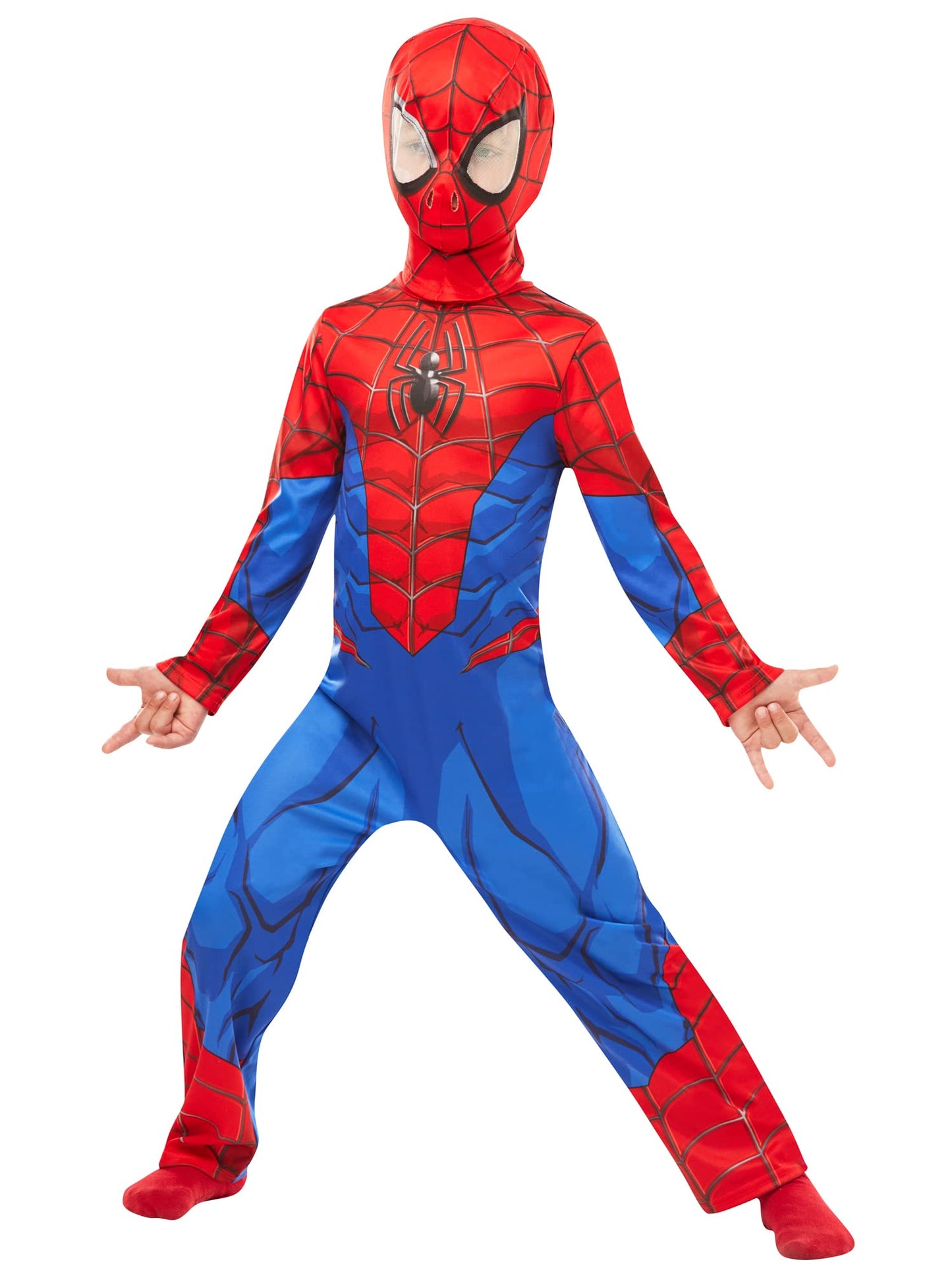 Rubies Marvel Spider-Man Classic Child Costume, Blue-Red,M (5-6 years / 116cms) Halloween
