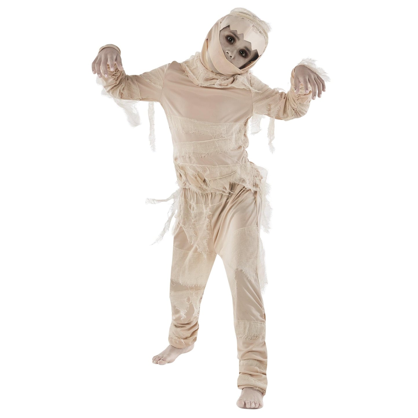 Morph Mummy Costume For Kids - Boys Mummy Halloween Outfit - Fun Dress-Up Costume for Halloween Parties, Medium