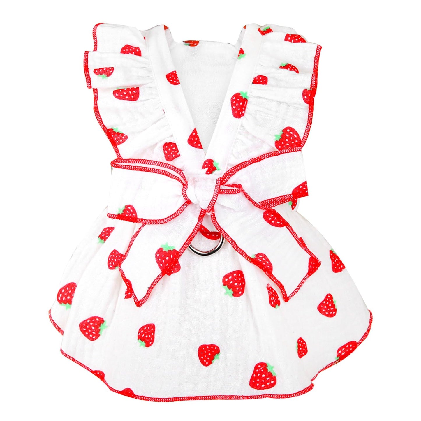 Dog Dress with Bow Decor - Cute Summer Outfit for Dogs - Perfect
