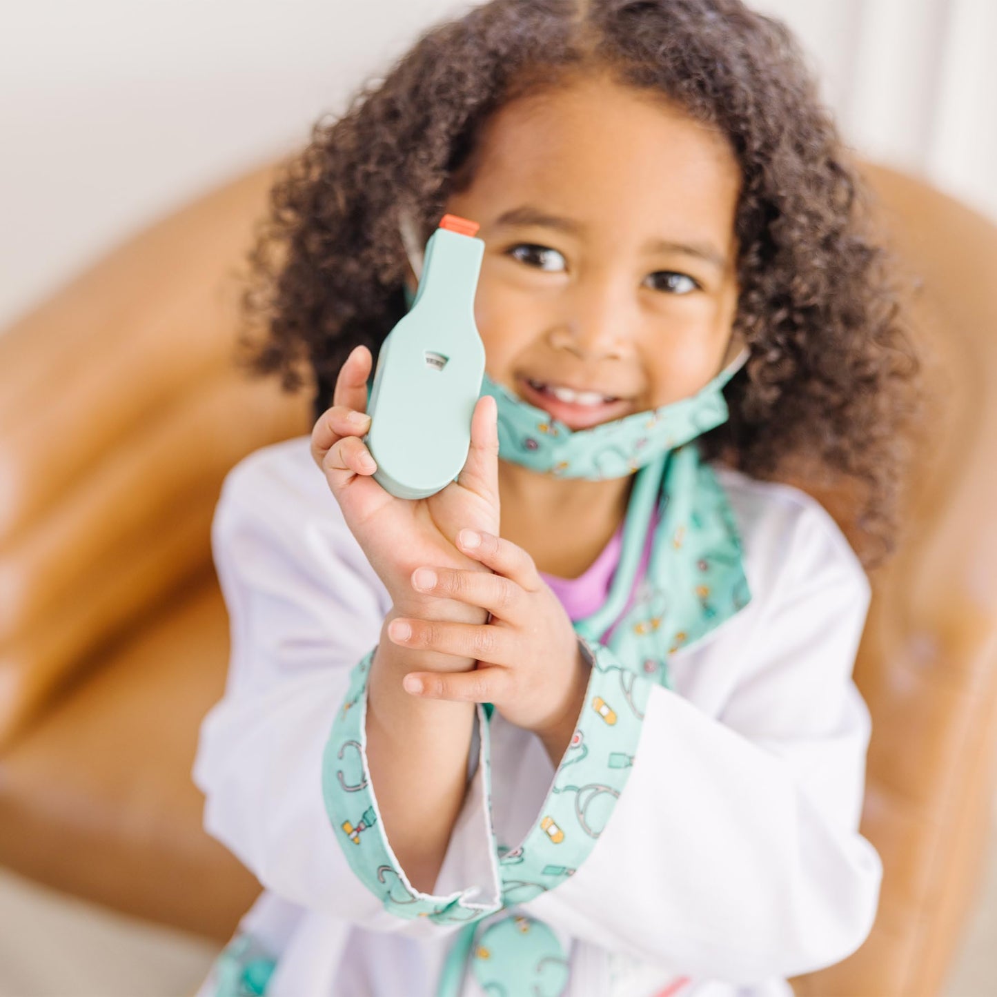 Melissa & Doug Doctor Costume | Role Play Clothes for Kids, with Coat & Stethoscope | Age 3-6
