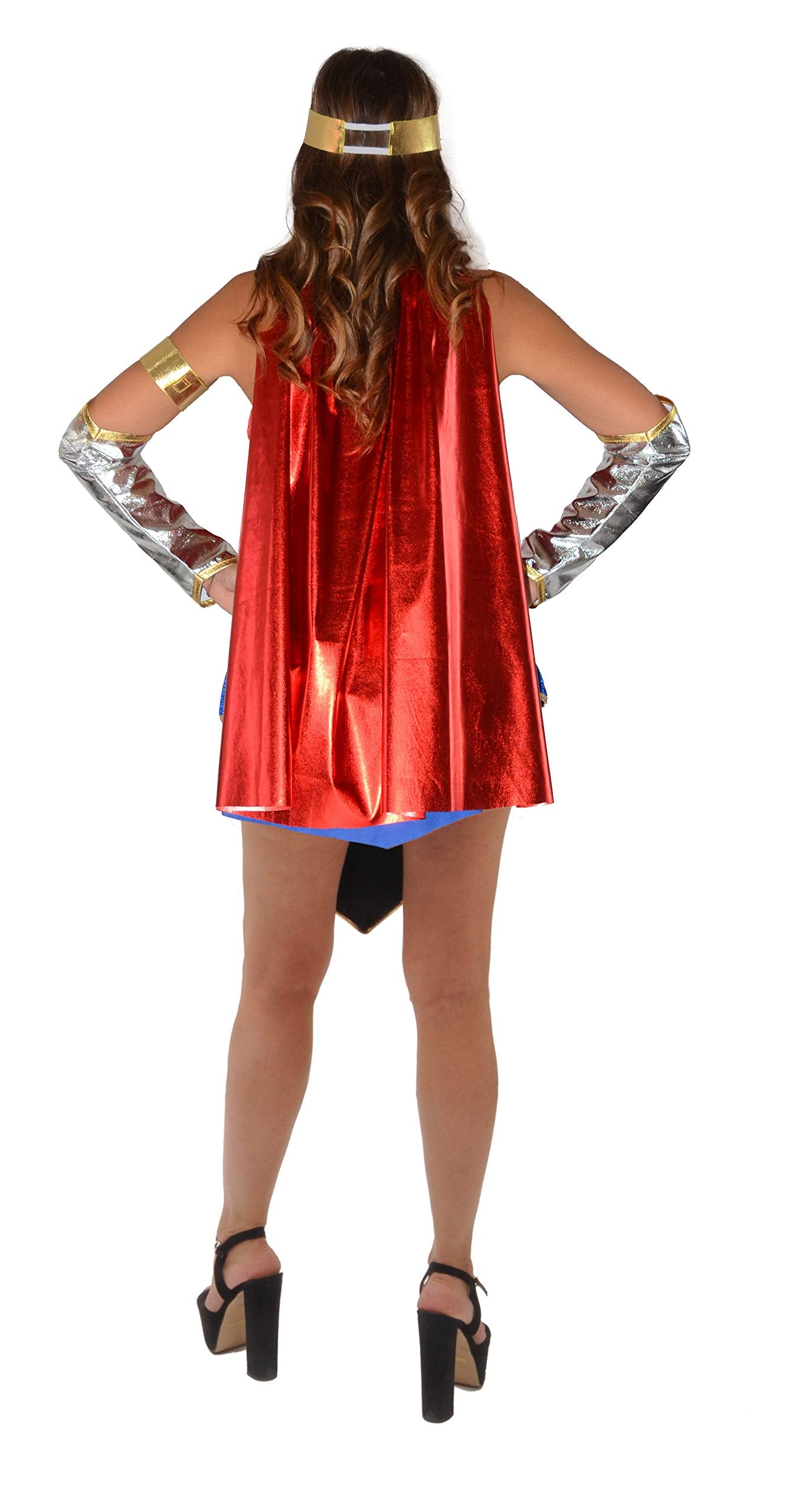 Wonder Woman Adult Costume Disguise Girl Woman Adult Official DC (image 2)
