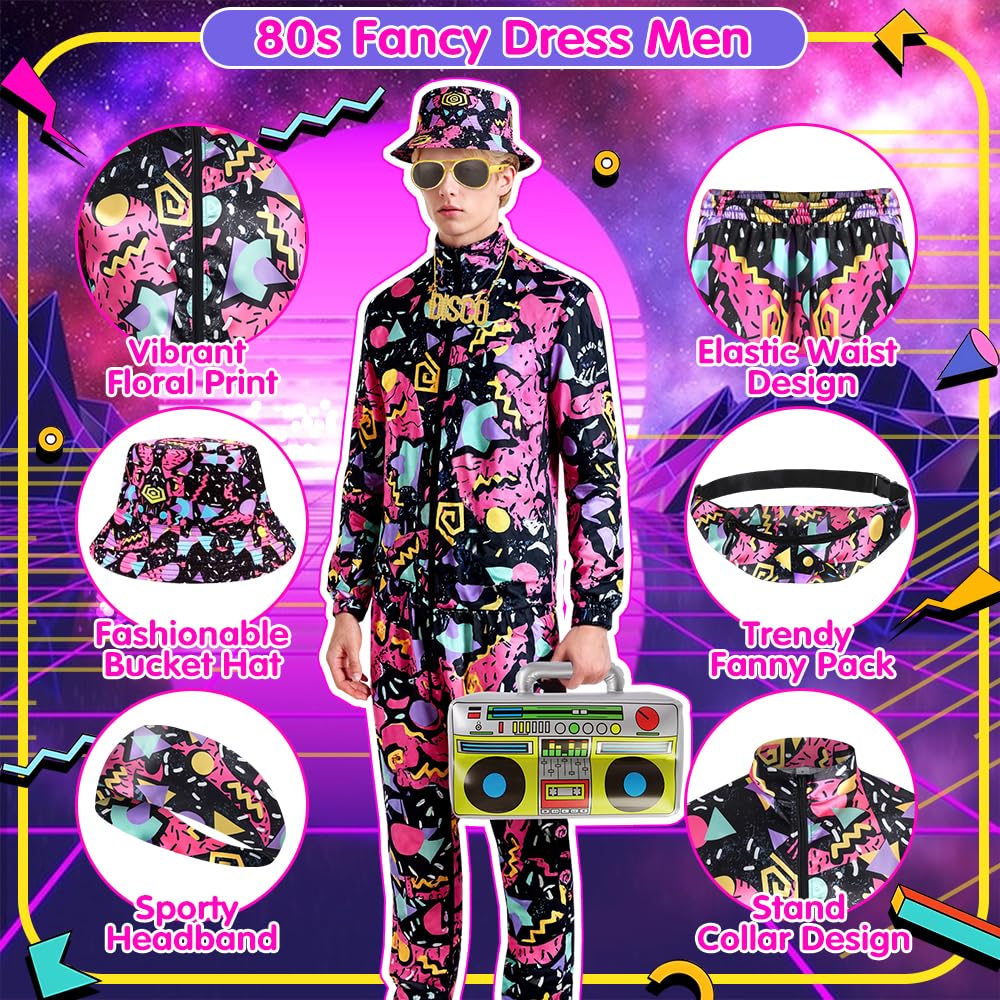 80s Fancy Dress Men - 90s Fancy Dress Costumes with Retro (image 2)