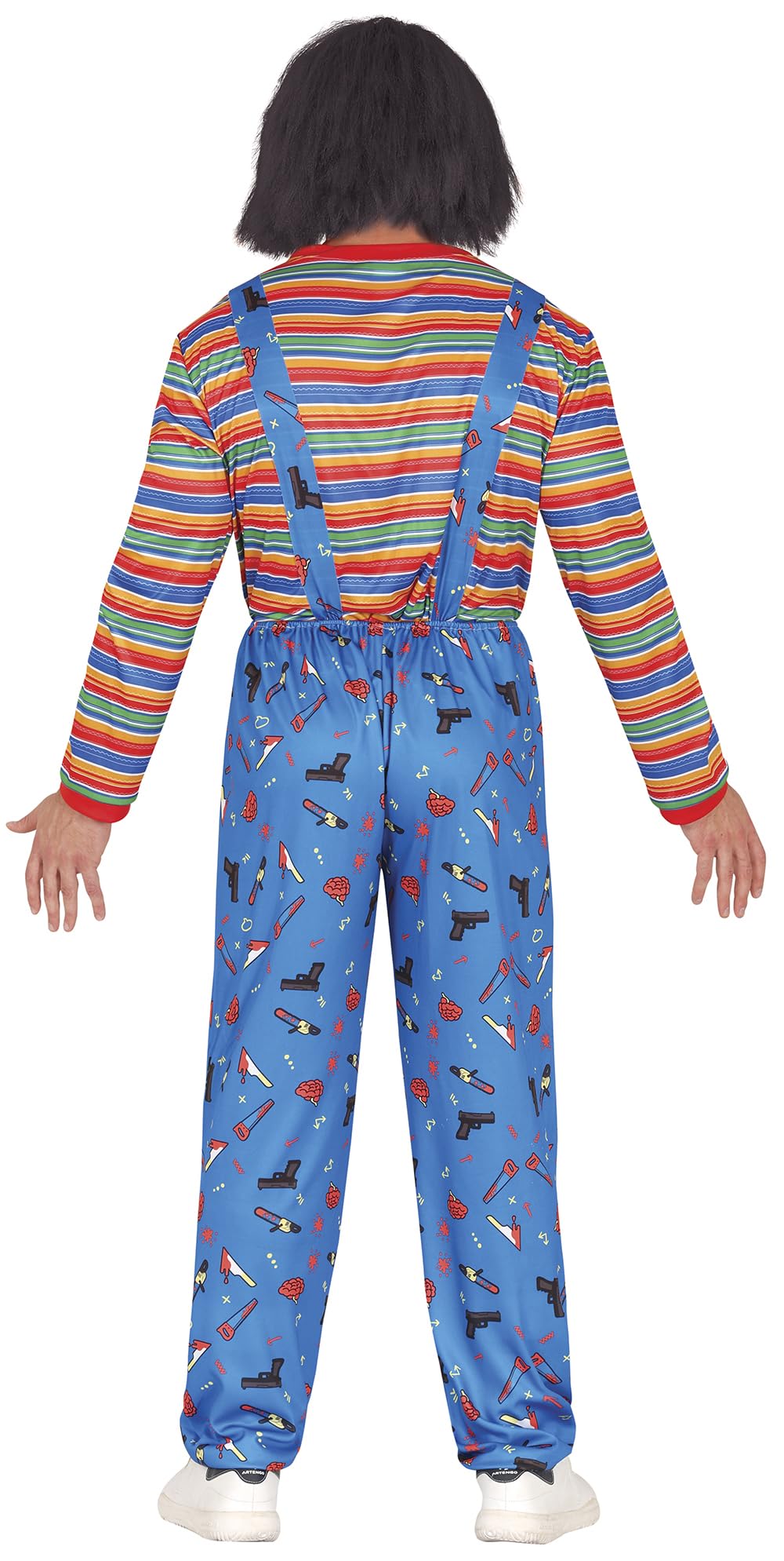 FIESTAS GUIRCA Evil Toy Halloween Costume for Men - Killer Doll Mens Fancy Dress Costumes Adult Size M 38-40