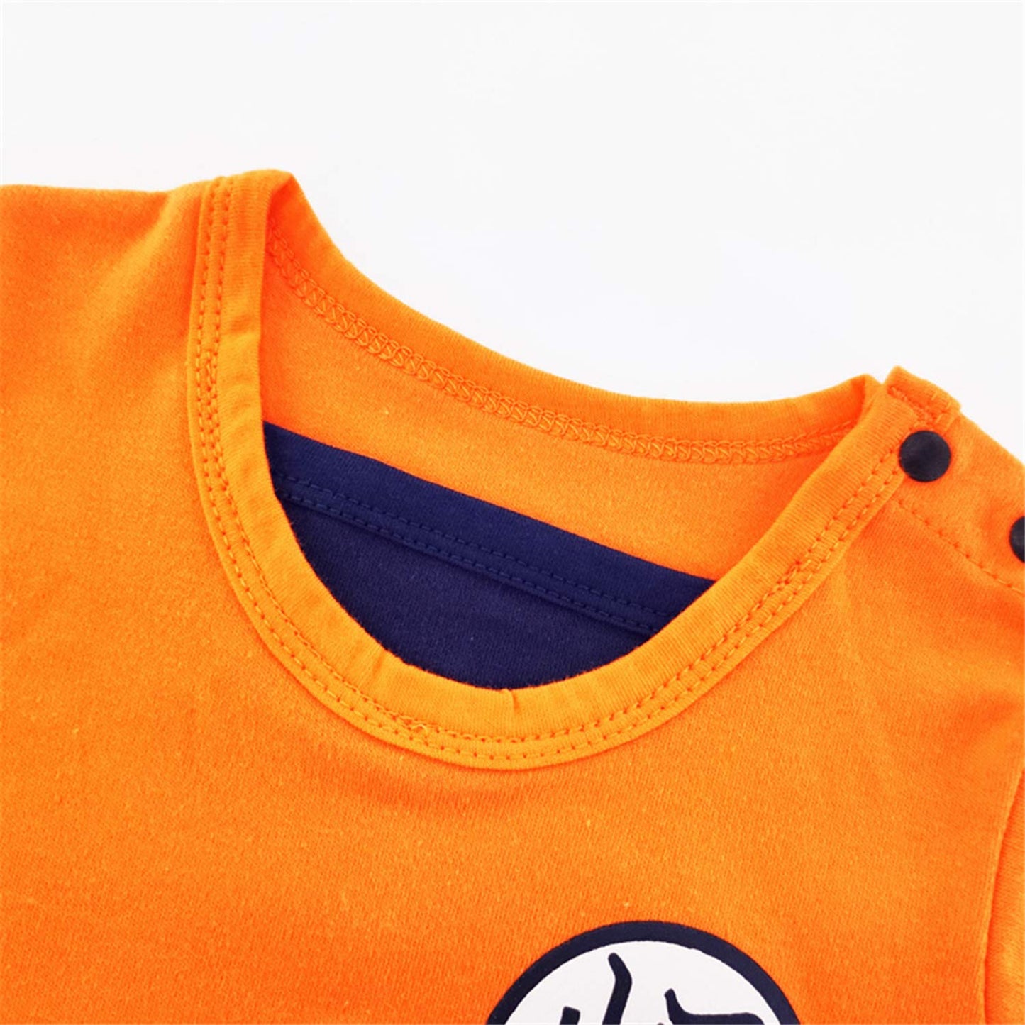 Sxkayxr Cartoon Newborn Baby Boys Girls Romper Goku-Inspired Infant Outfit Jumpsuit Clothes