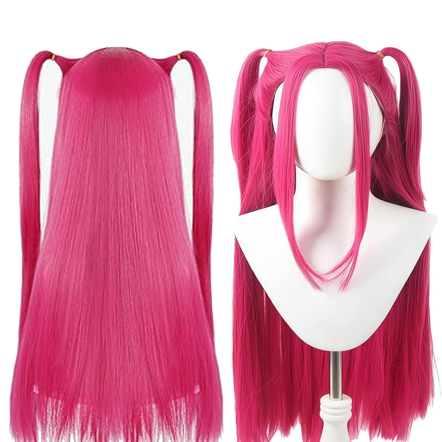 M-irass Wig - Rose Red Wig - Long Braided Wig - Braiding Hair