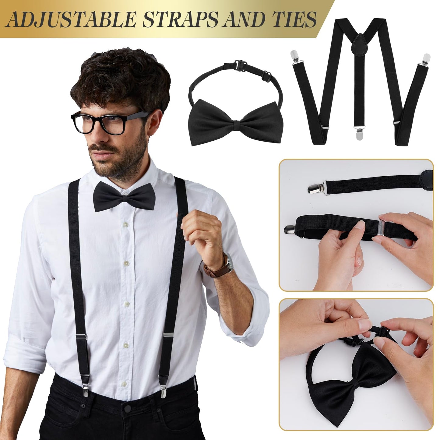 20s Costume Men's Gatsby - Peaky Blinders Costume with Hat Glasses