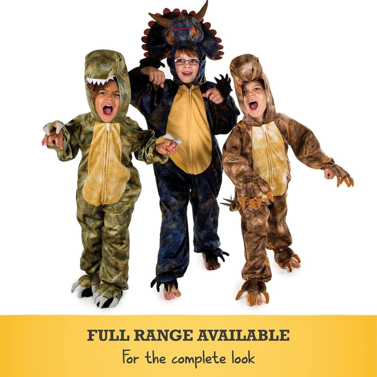 PRETEND TO BEE T-Rex Dinosaur Dress Up Costume for Kids, Official Natural History Museum, Onesie, 3-5 Years
