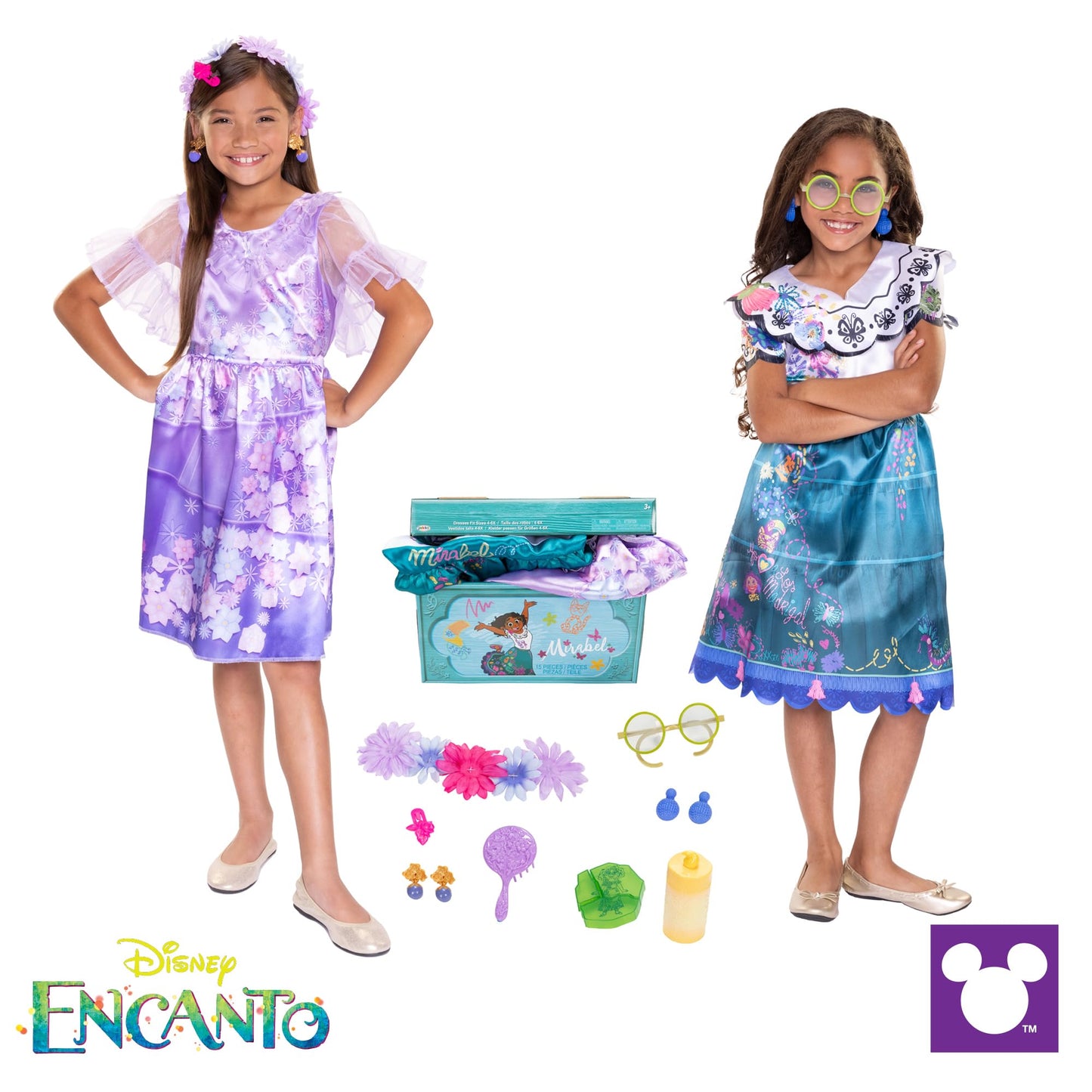 Disney Encanto Madrigal Sisters Dress Up Trunk (Amazon Exclusive)