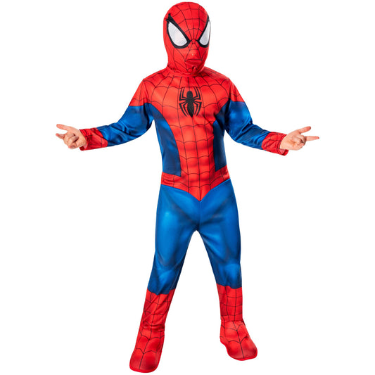 Spider-Man flat chest classic costume for child, age 5-6