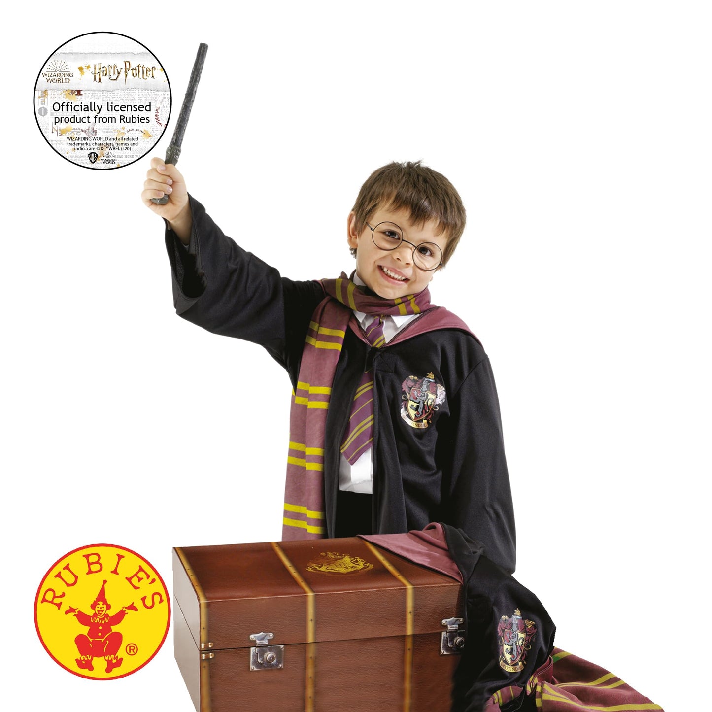 Rubies Official Harry Potter Trunk And Costume Set, Kids Fancy Dress Halloween