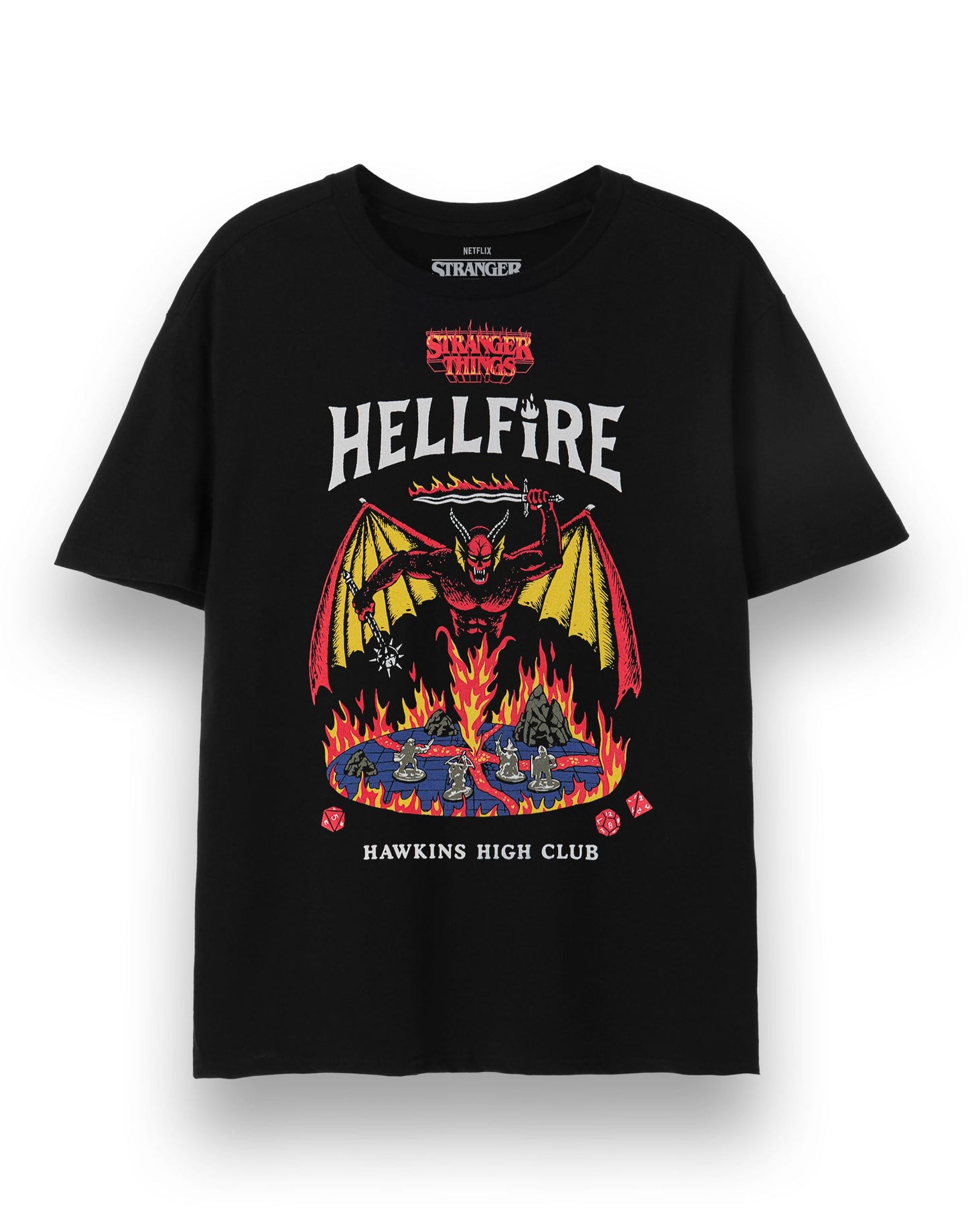 Unisex T-Shirt - Adults Hellfire Club Short Sleeve Graphic Tee