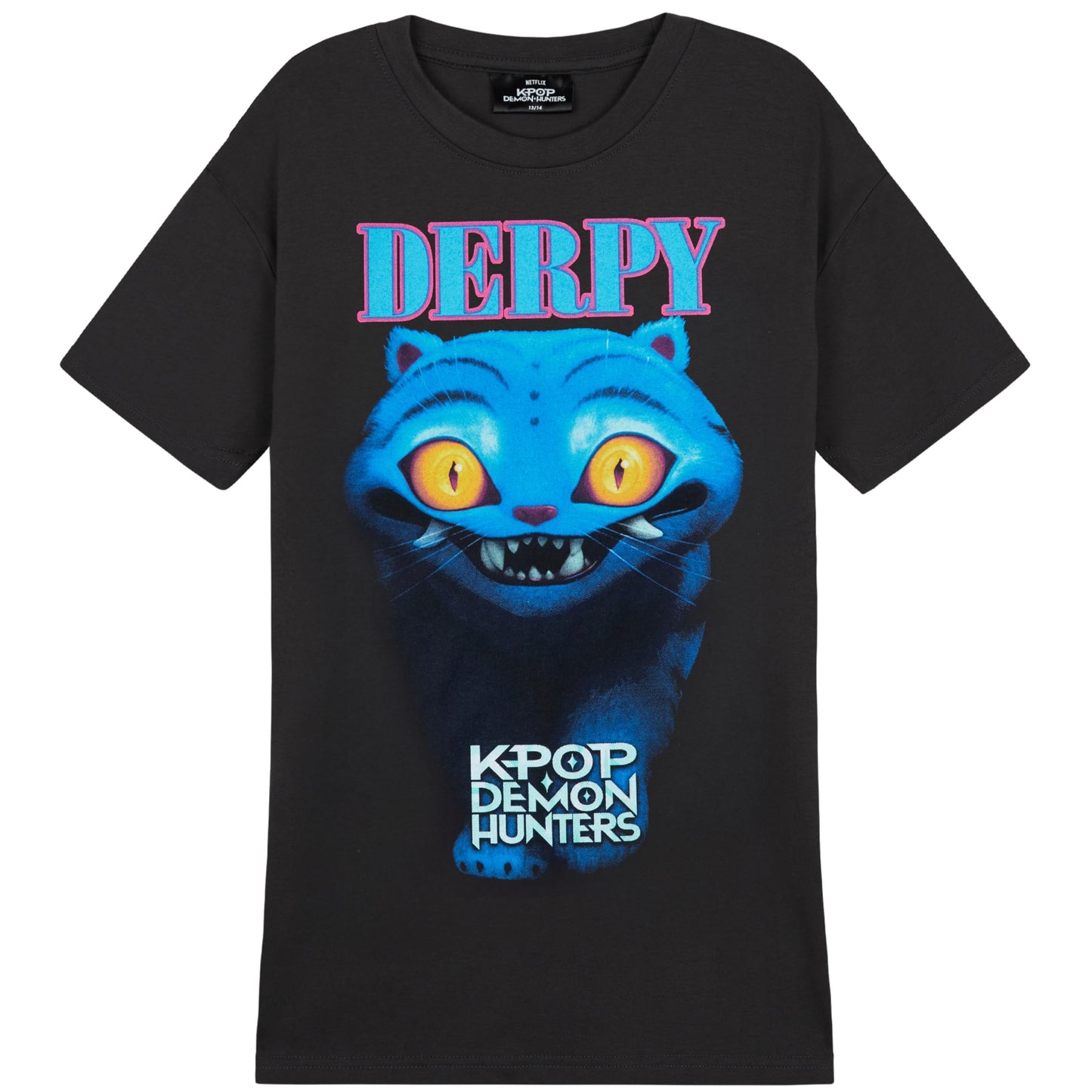 Official Derpy Tiger T-Shirt for Girls Teens - Soft Cotton Crew