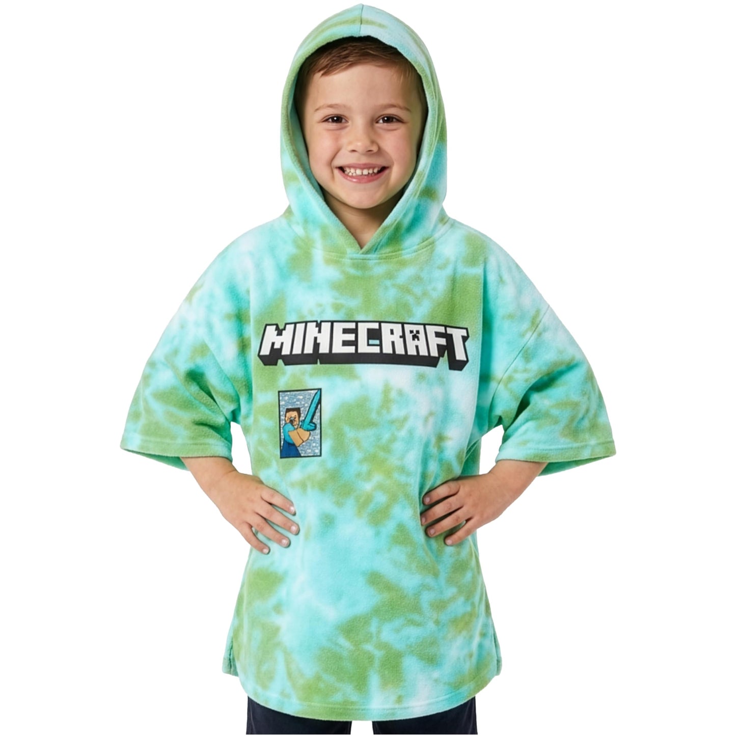 Bath Towel with Hood for Kids and Teenagers Changing Robe Absorbent