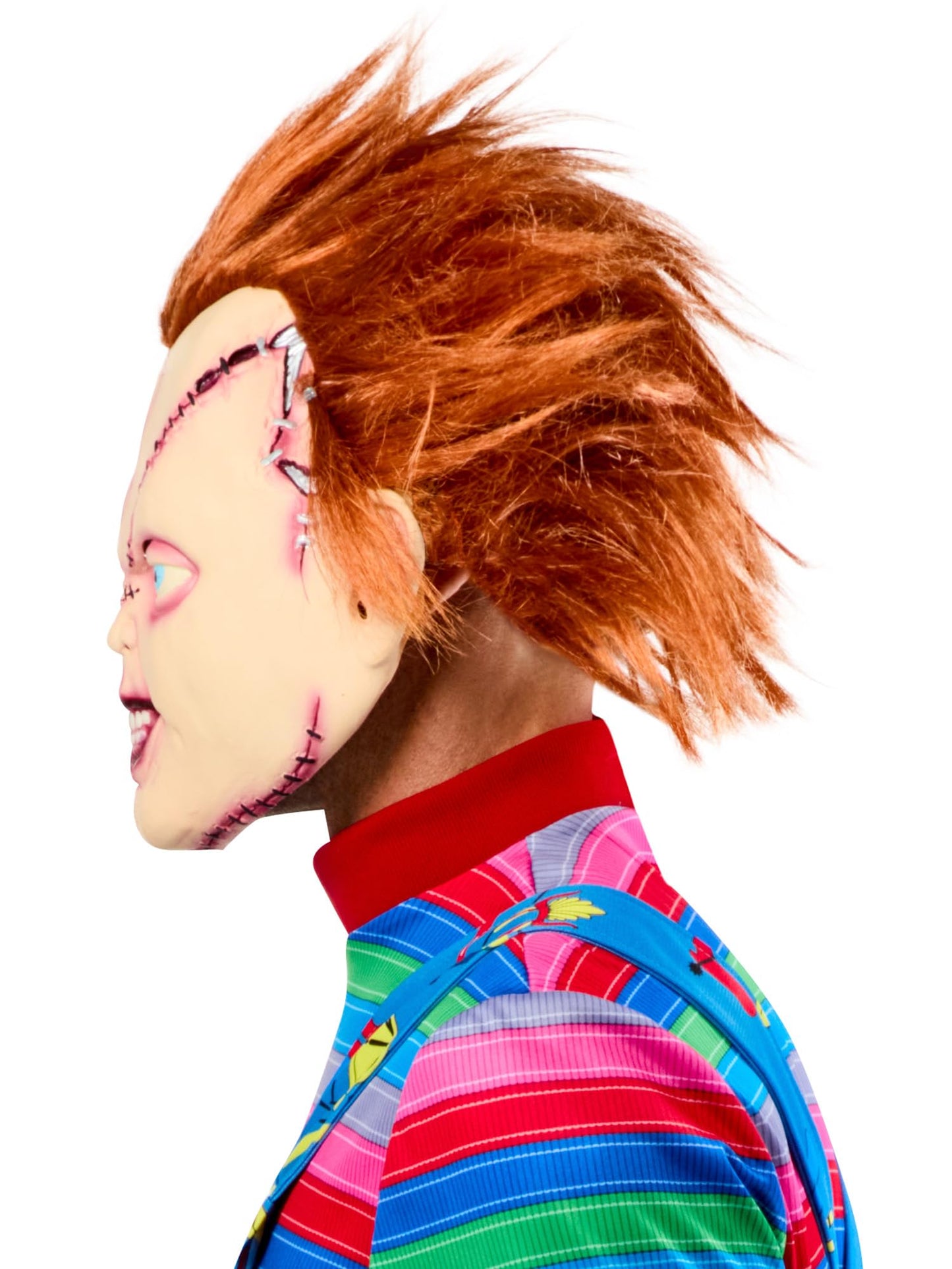 Rubies Official Chucky, Chucky Stitched Up 3-4 Mask Adult Accessory, Adult Fancy Dress, One Size Halloween