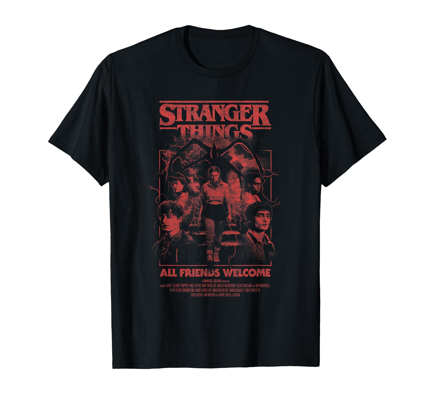 Mindflayer Group Horror Movie Poster T-Shirt - Men - Black
