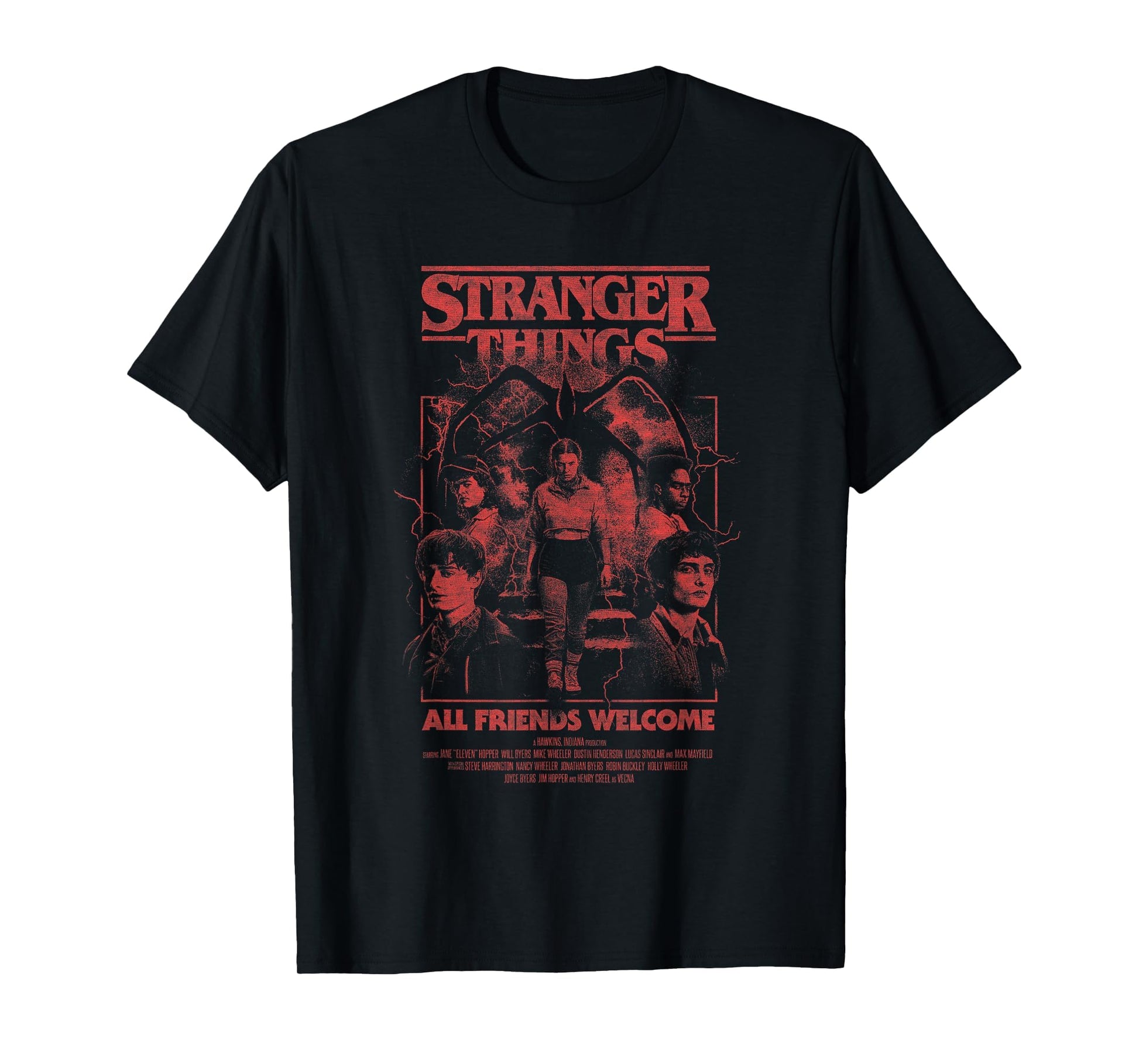 Mindflayer Group Horror Movie Poster T-Shirt - Men - Black