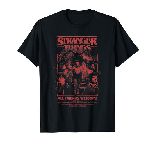 Mindflayer Group Horror Movie Poster T-Shirt - Men - Black