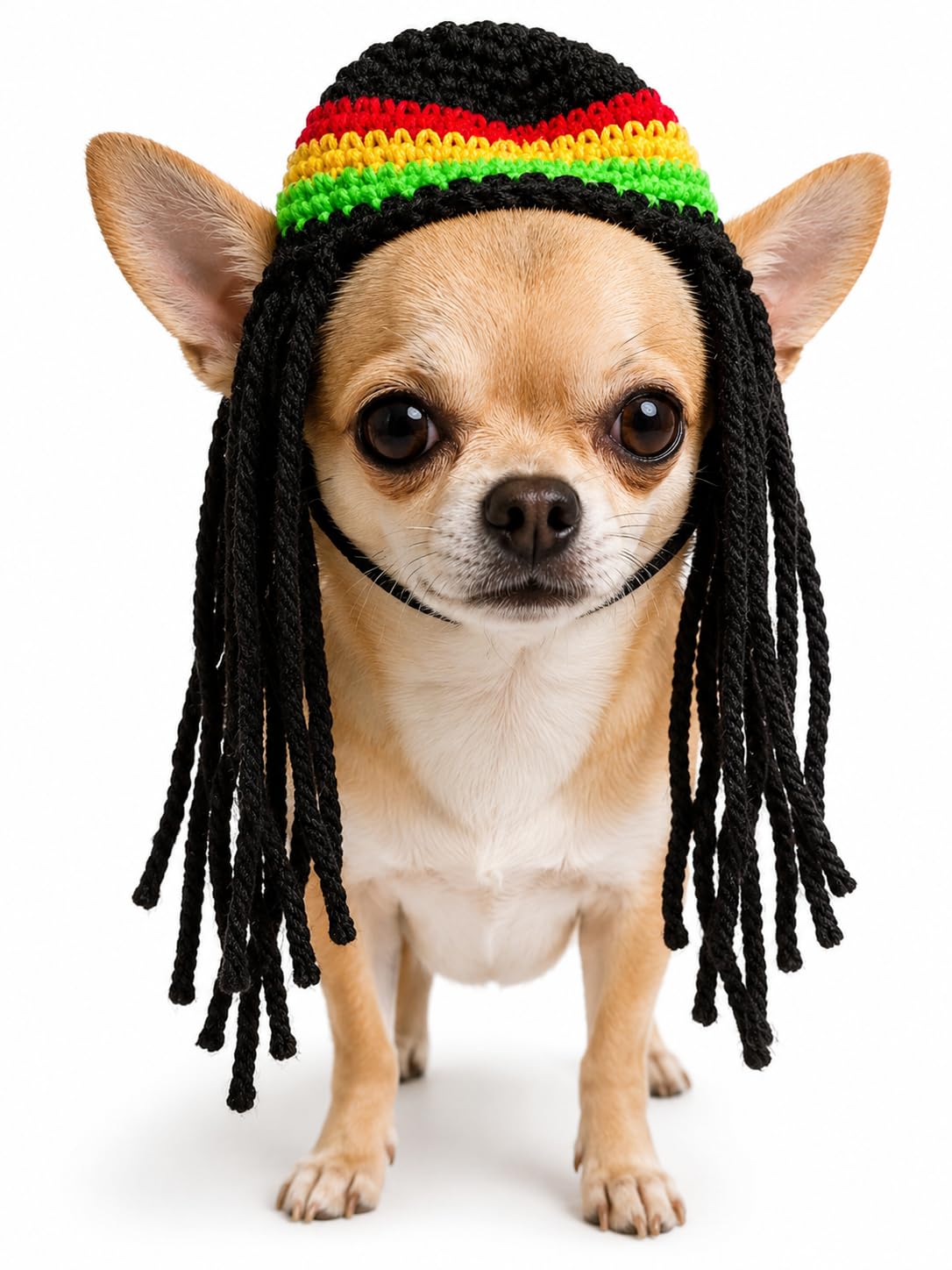 Dog Hat with Soft Warm Material - Funny Dreadlock Style for Dog Cat