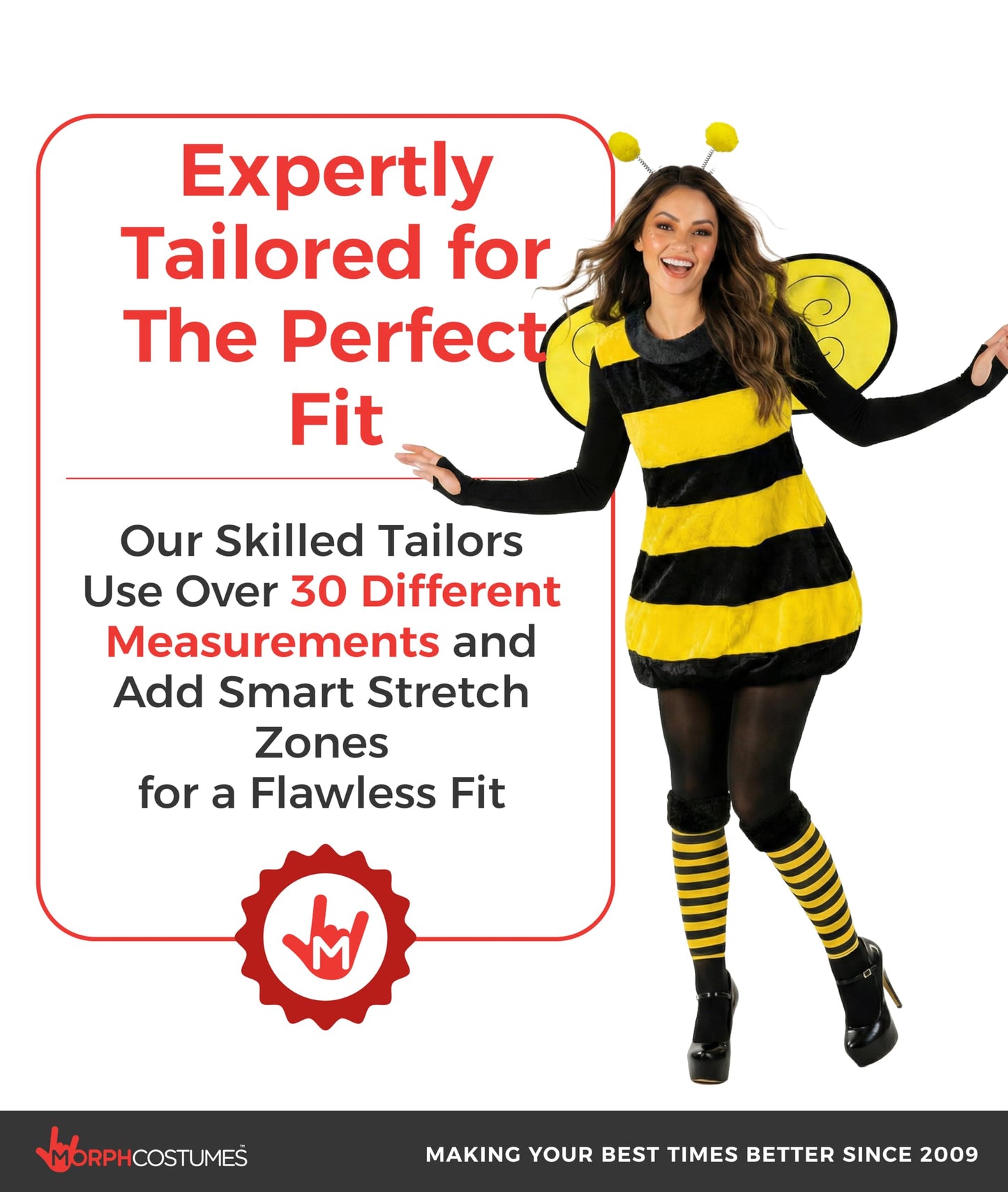 Women's Bee Costume Adult Bumblebee Halloween Outfit Queen Bee
