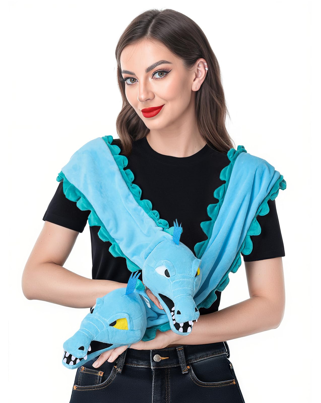 Halloween Eel Scarf Costume Women Accessories Long Witch Scarf Sea