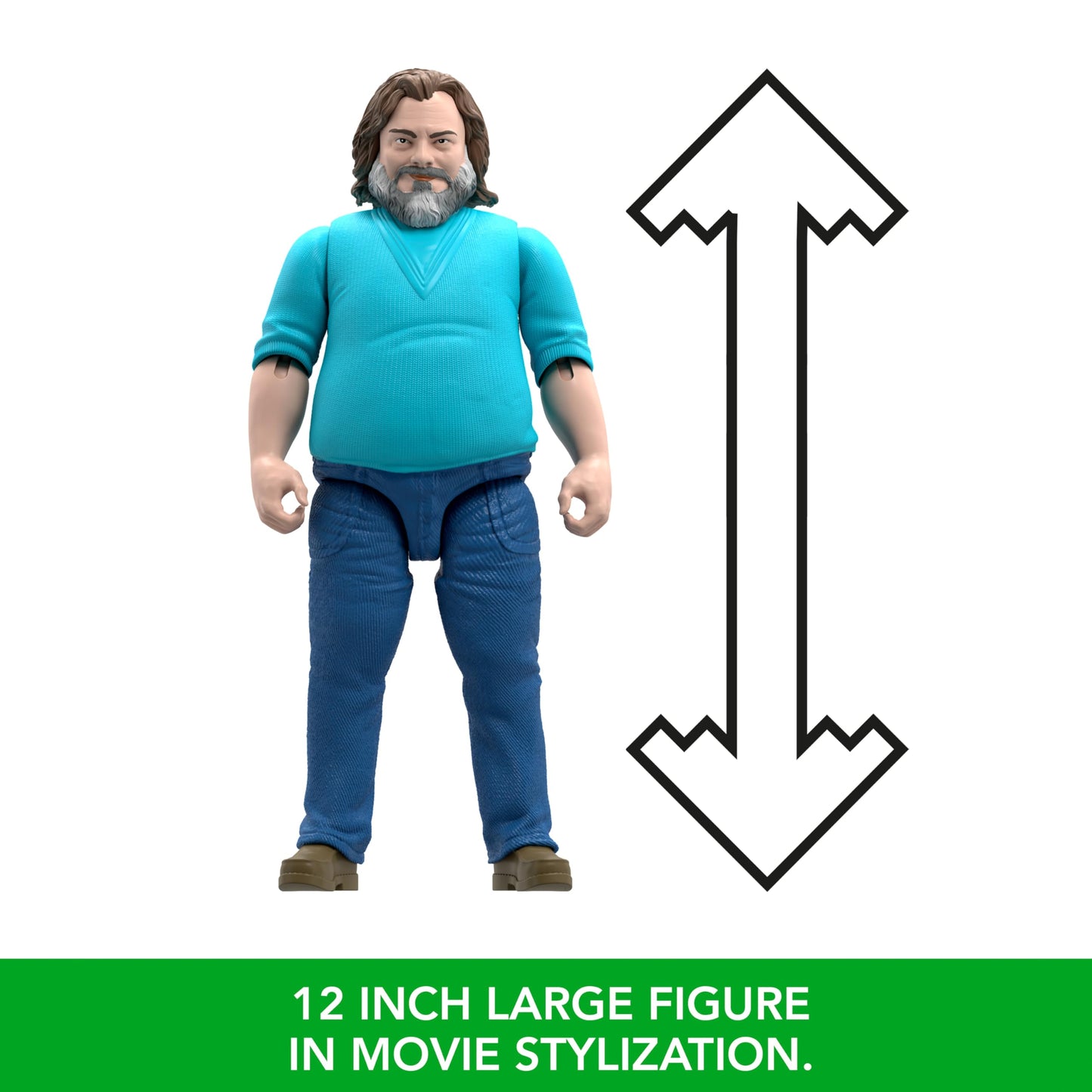 Minecraft -Scale Action Figure - 12-inch Posable Steve Toy (image 3)