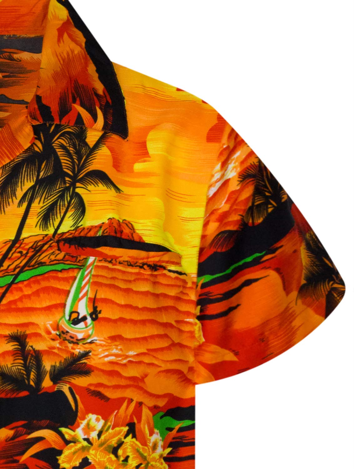 Men JK-Surf Ugly-Shirt Regular Button-Down Short-Sleeve