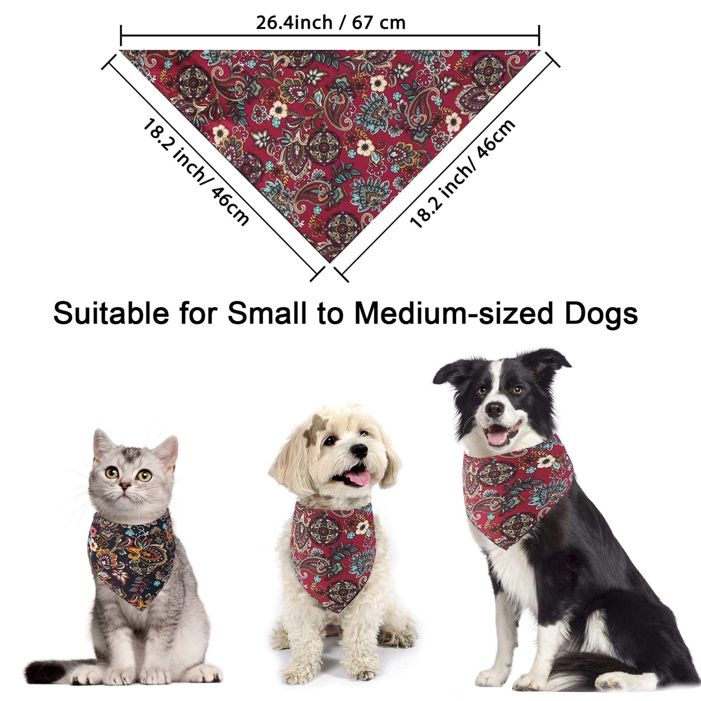 Dogs Cats Cowboy Costume Hats and Bandanas Scarf - Cowboy Caps