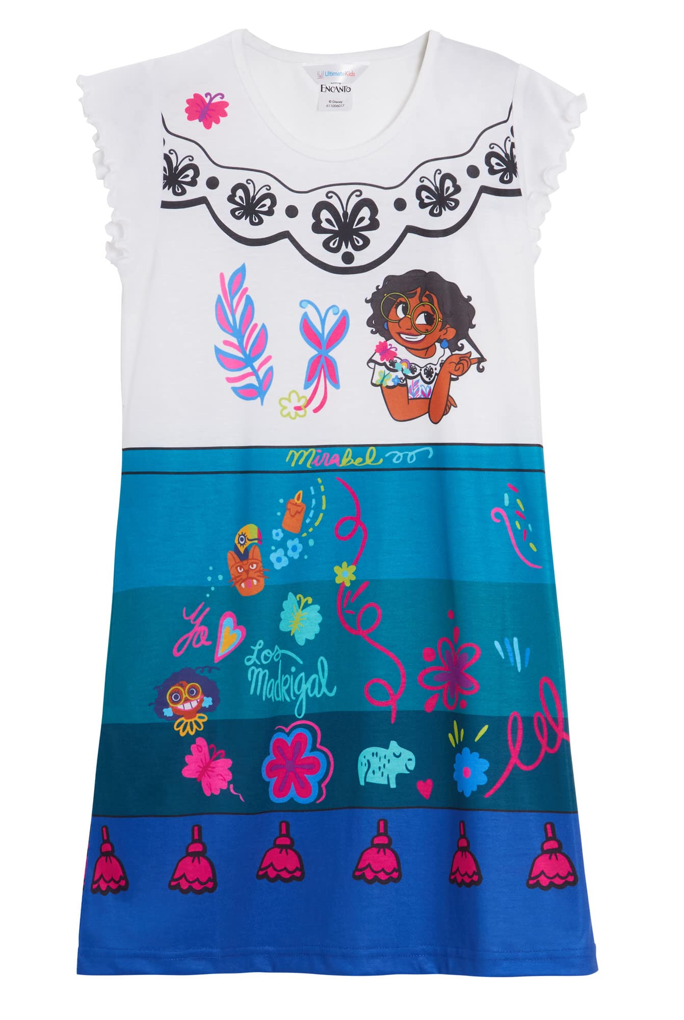 Disney Girls Encanto Nightdress Mirabel Dress 9-10 Years
