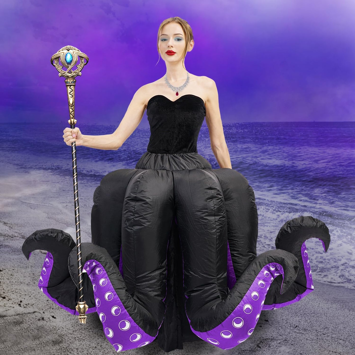 Inflatable Costume Adult Octopus Costume Women Octopus Halloween