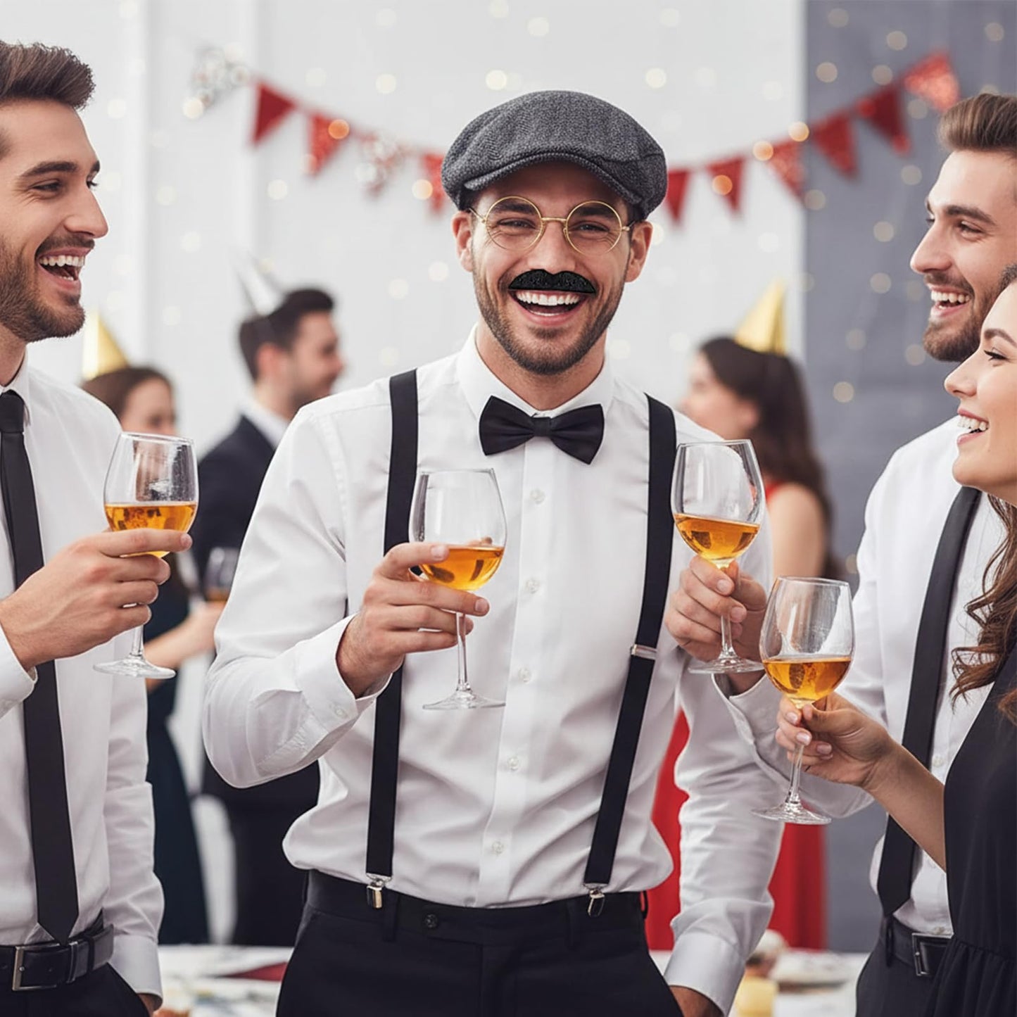 20s Costume Men's Accessories - Mafia Peaky Blinders Gatsby