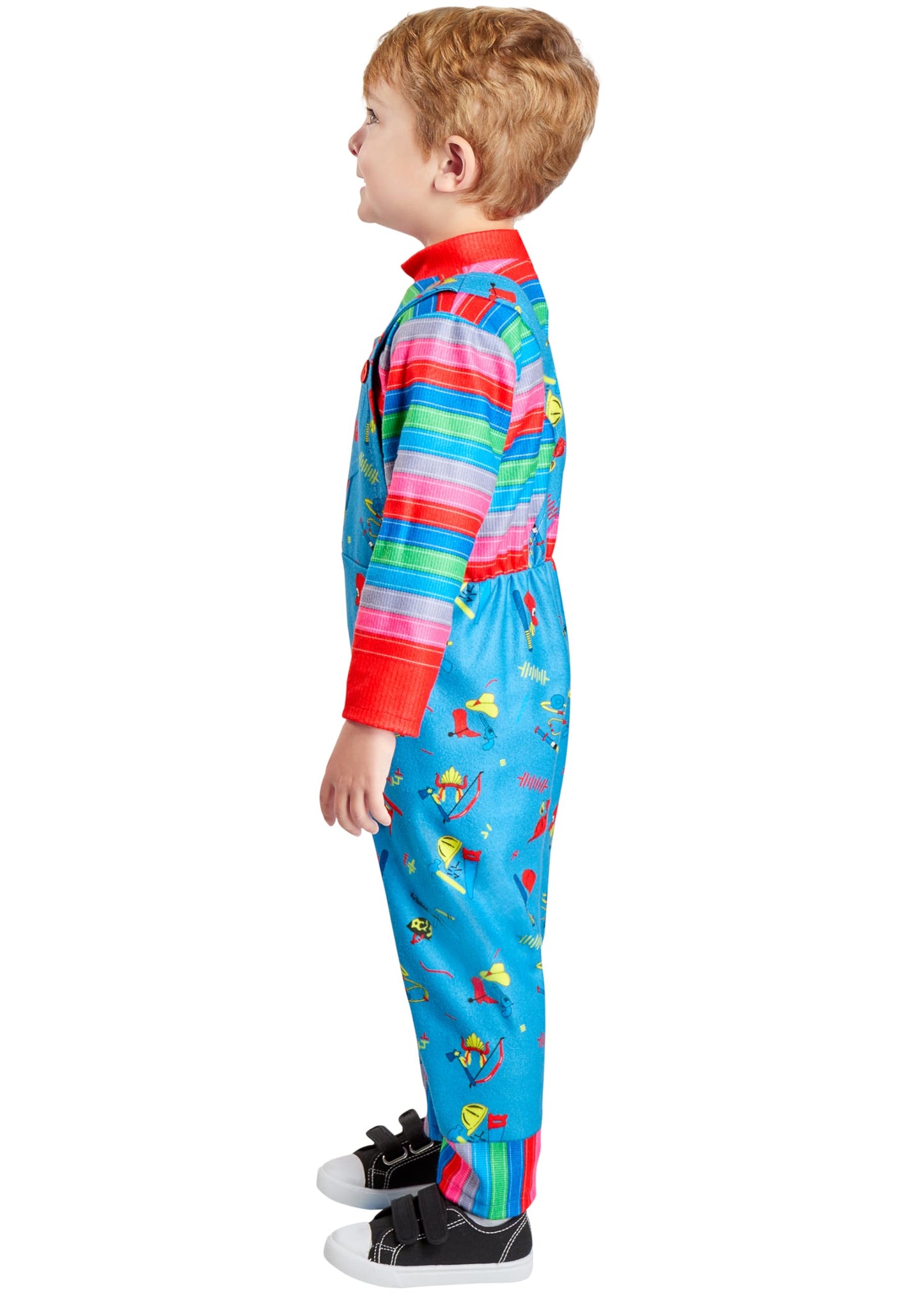 Rubies Official Chucky Toddler Costume, Kids Fancy Dress, Size Age 3-4 Years Halloween