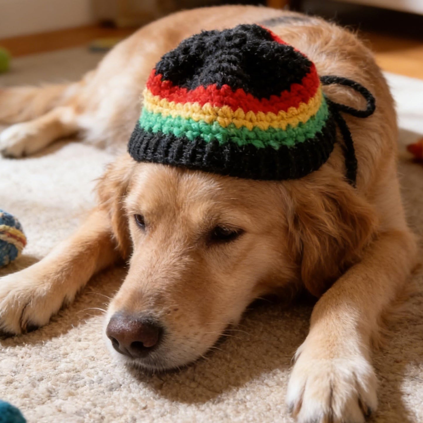 Dog Hat with Soft Warm Material - Funny Dreadlock Style for Dog Cat