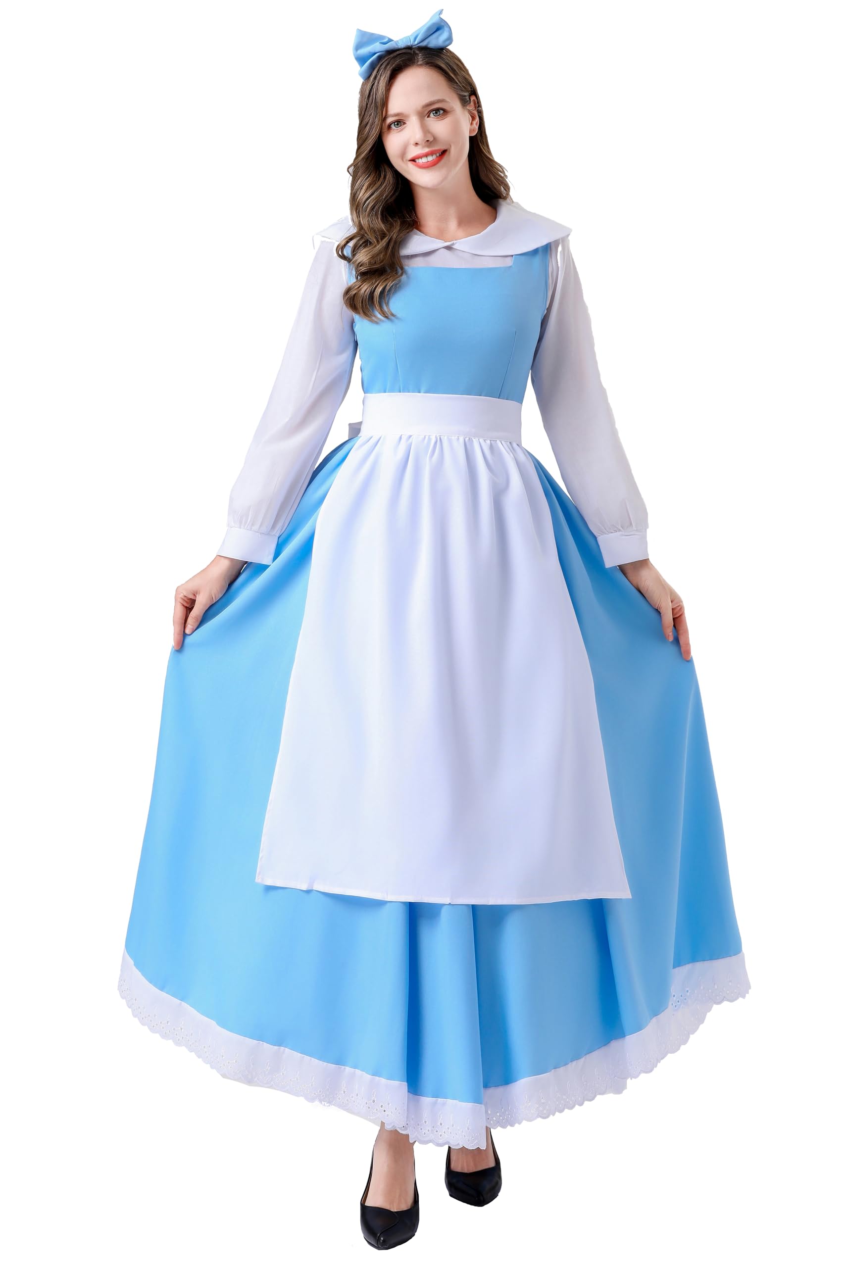 Beast Costume Beauty Belle Cosplay Costume Princess Dress Dan