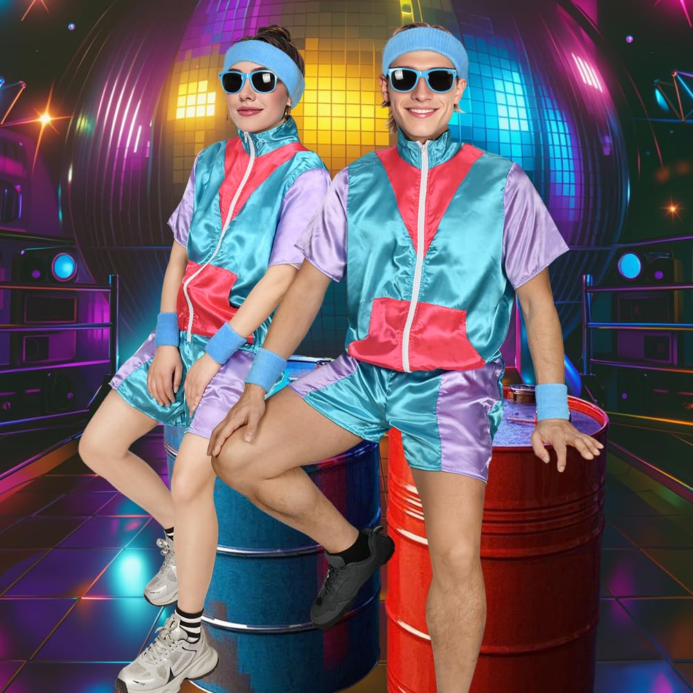 90s Hip Hop Outfit 80s Fashion Shell Suit Costume - 80s 90s Costume (image 6)