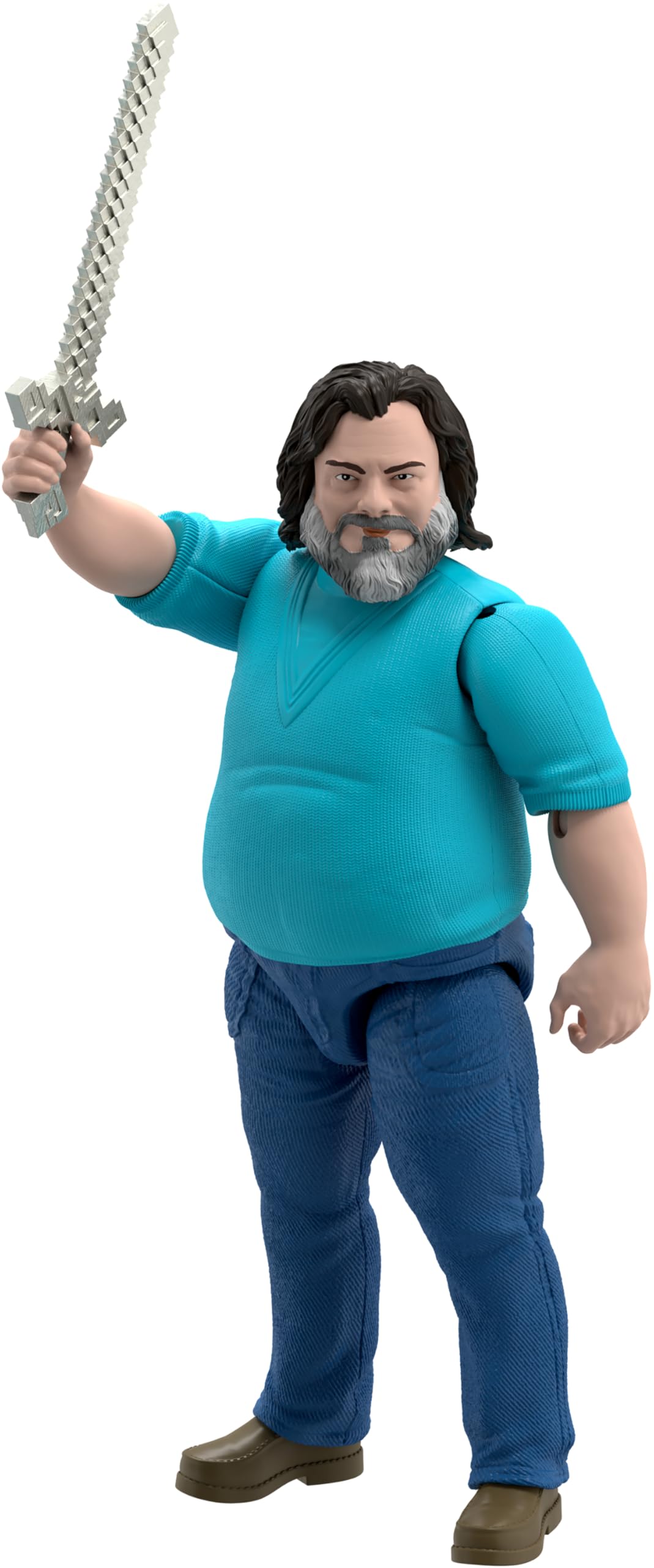 Minecraft -Scale Action Figure - 12-inch Posable Steve Toy (image 6)