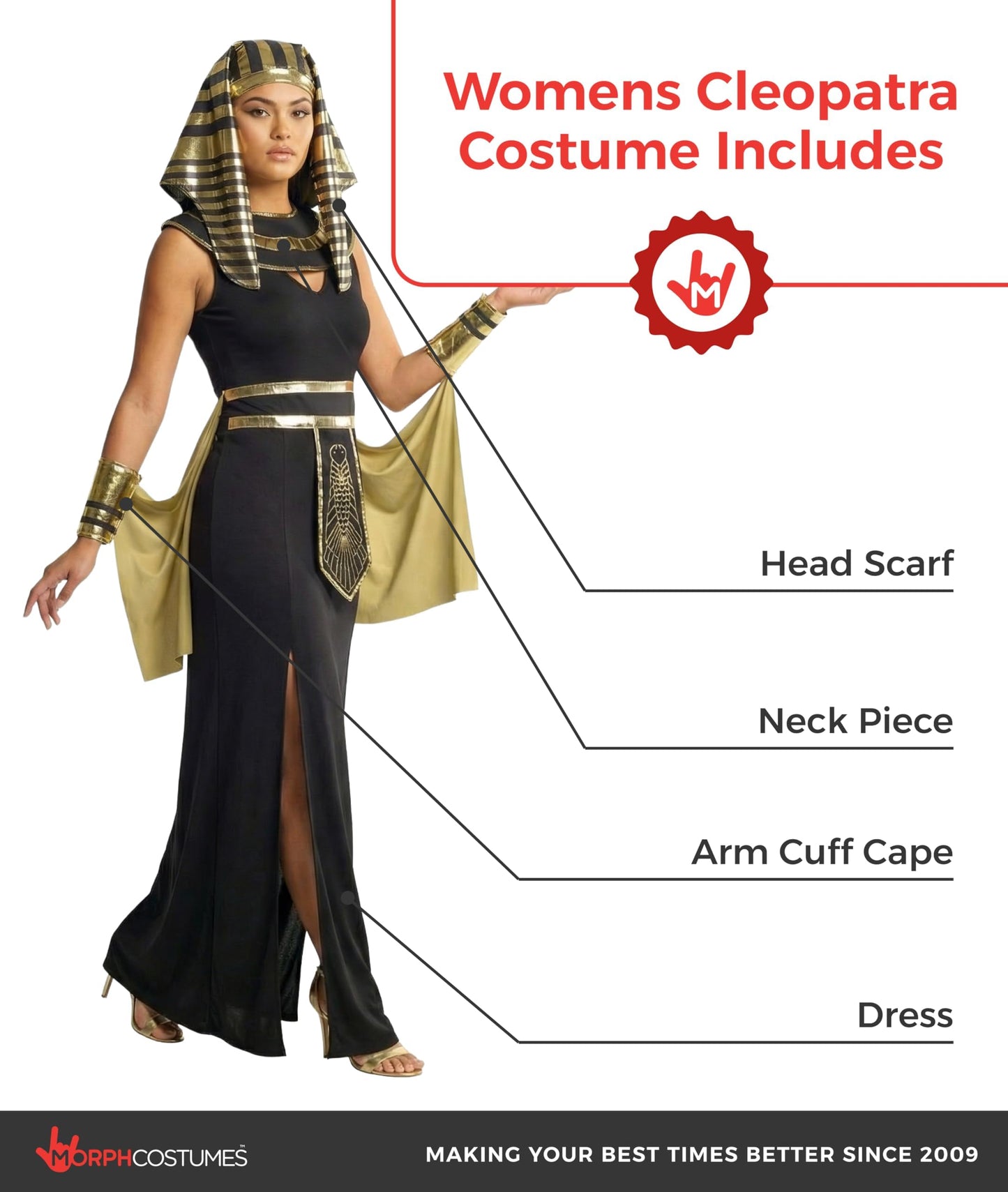 Cleopatra Costume Women - Egyptian Costume Womens - Greek Goddess