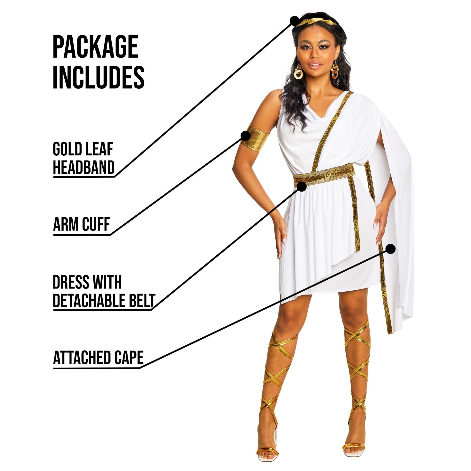 Greek Goddess Costume Women - Roman Costume Women - Egyptian (image 8)
