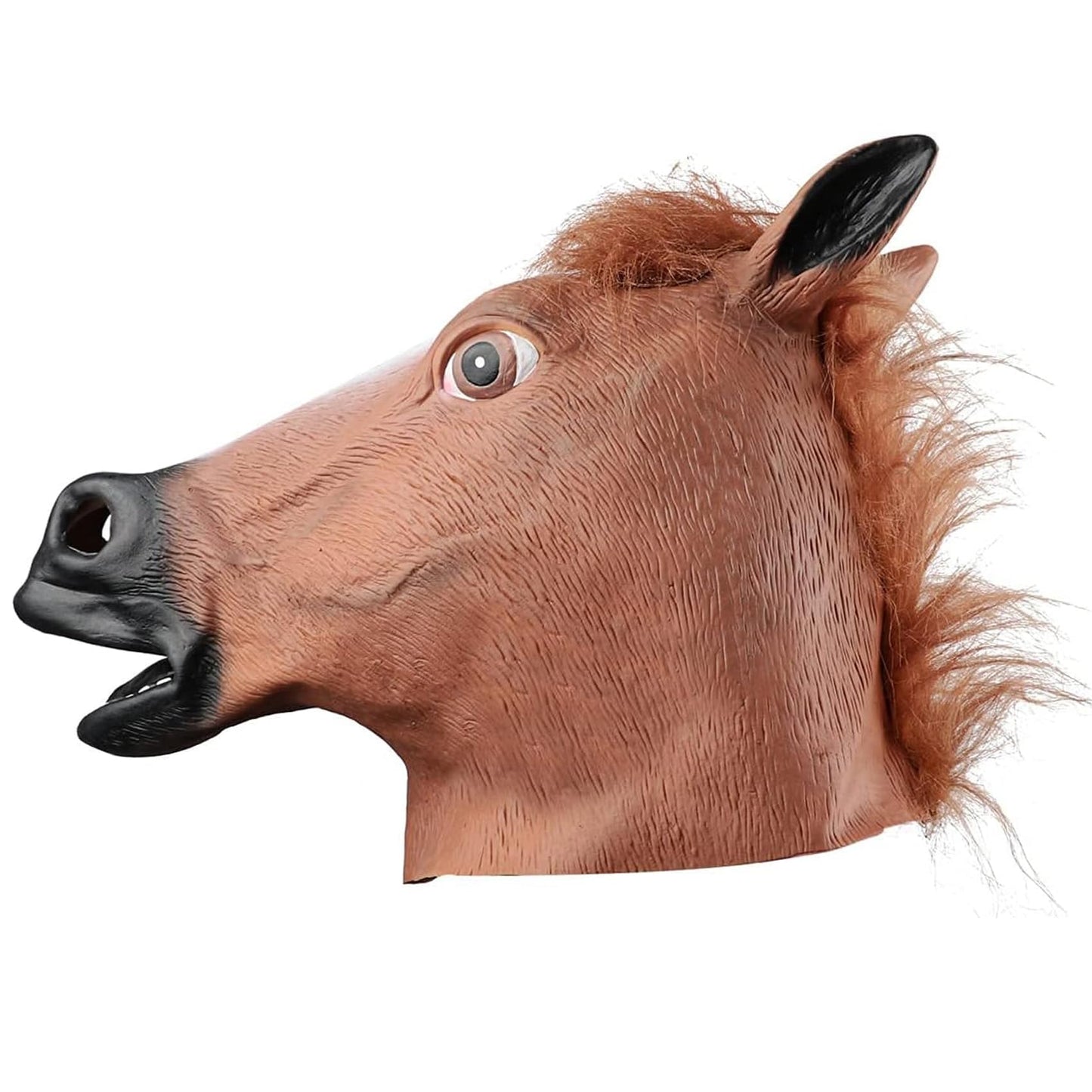 Supmaker Halloween Mask Horse Head Mask Deluxe Novelty Halloween Costume Party Latex Animal Head Mask