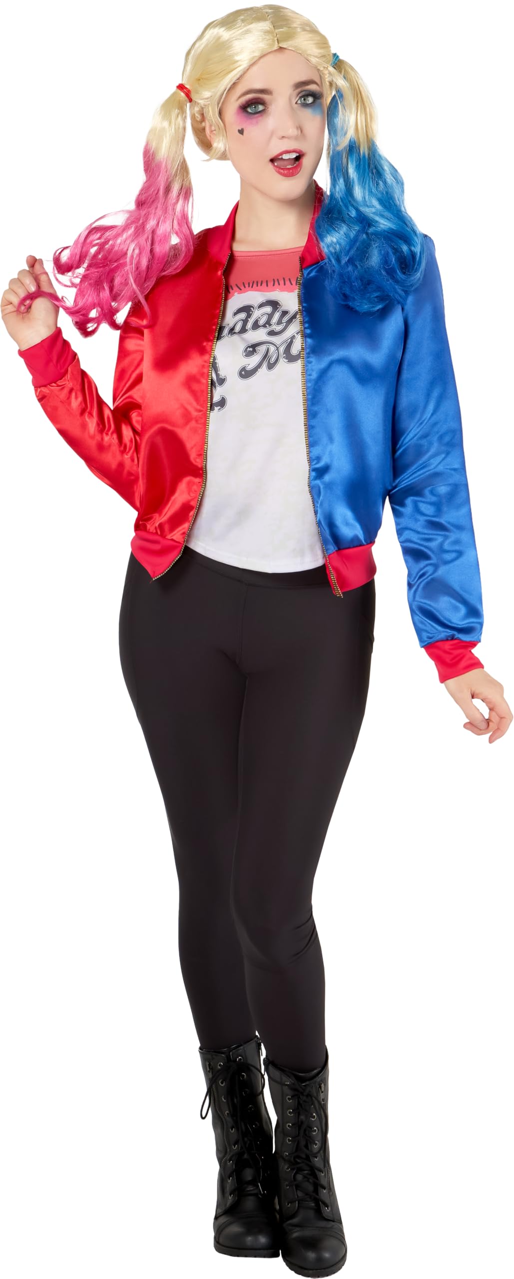 Rubies Official Suicide Squad Ladies Harley Quinn Joker Costume Kit (Medium) Halloween
