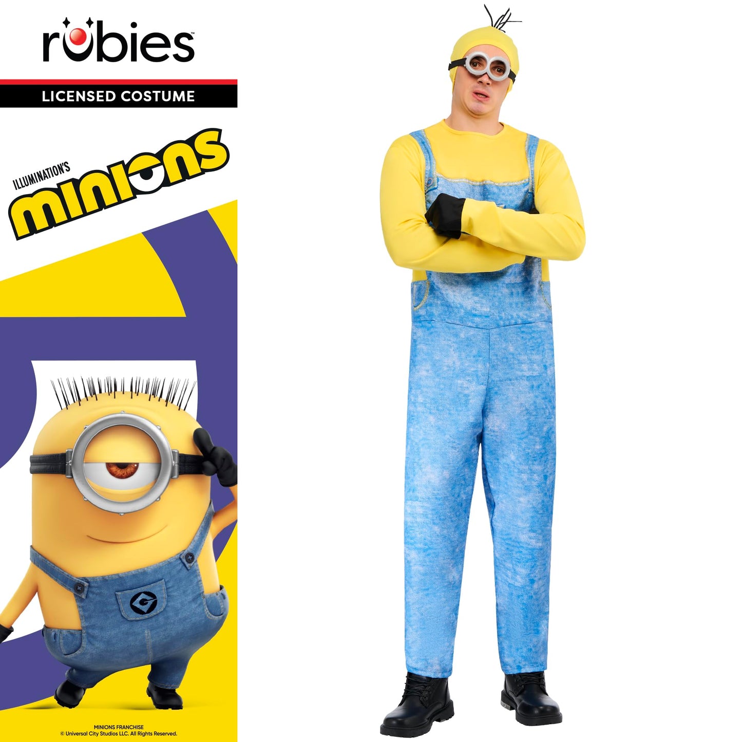 Official Universal Studios Minion Kevin Costume - Adult Fancy Dress
