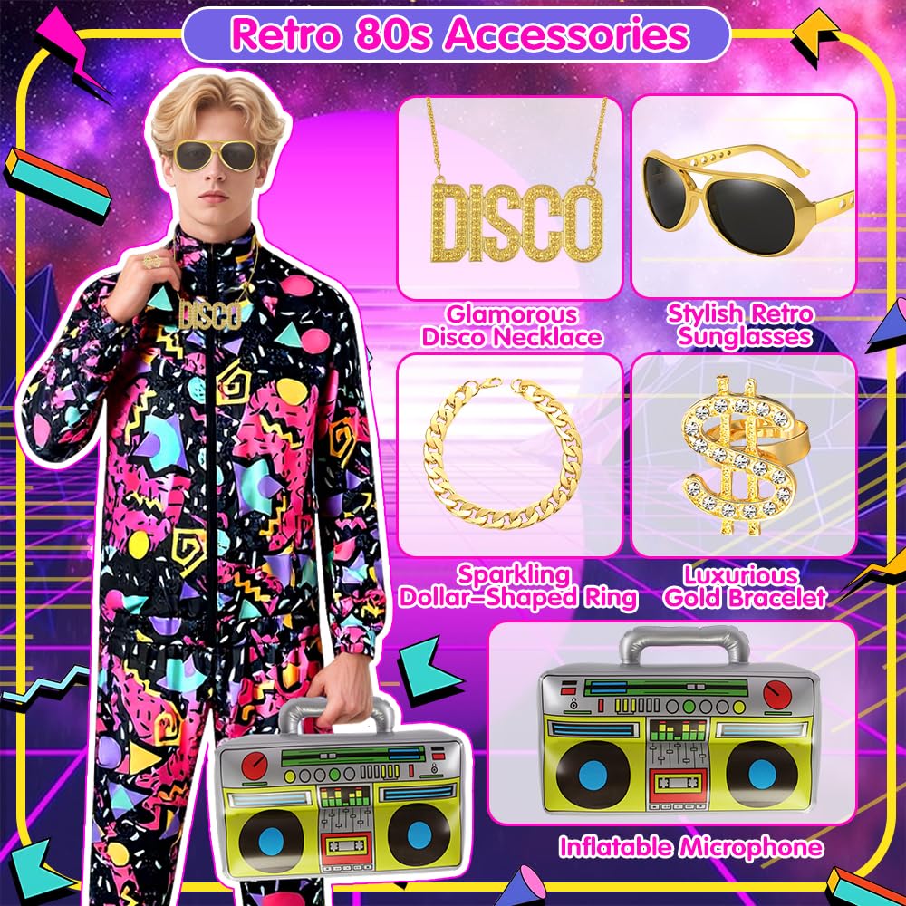 80s Fancy Dress Men - 90s Fancy Dress Costumes with Retro (image 3)