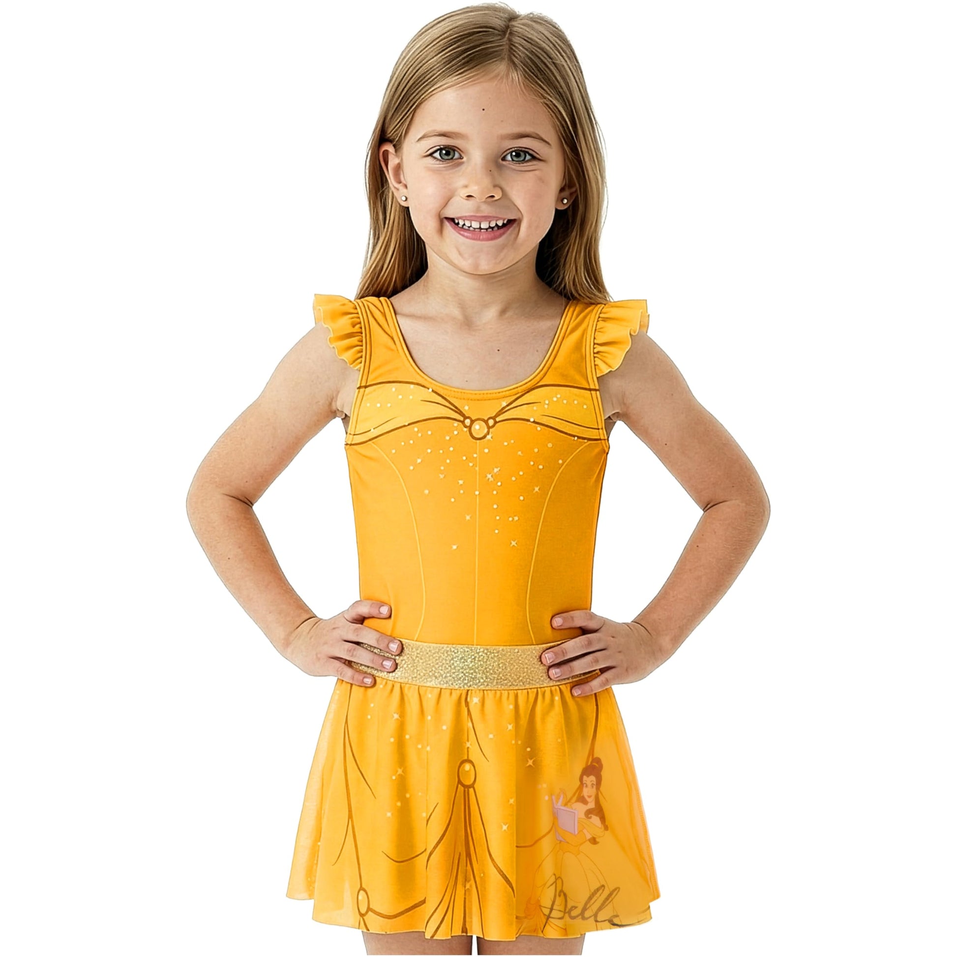 Disney Belle Girls Swimming Costume Yrs - One Piece Swimwear Dress