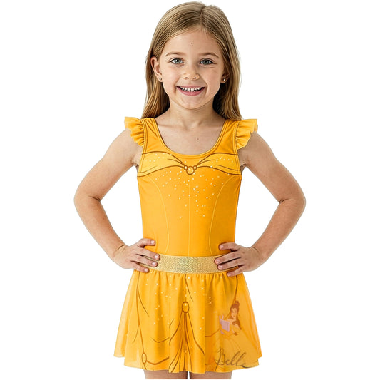 Disney Belle Girls Swimming Costume Yrs - One Piece Swimwear Dress