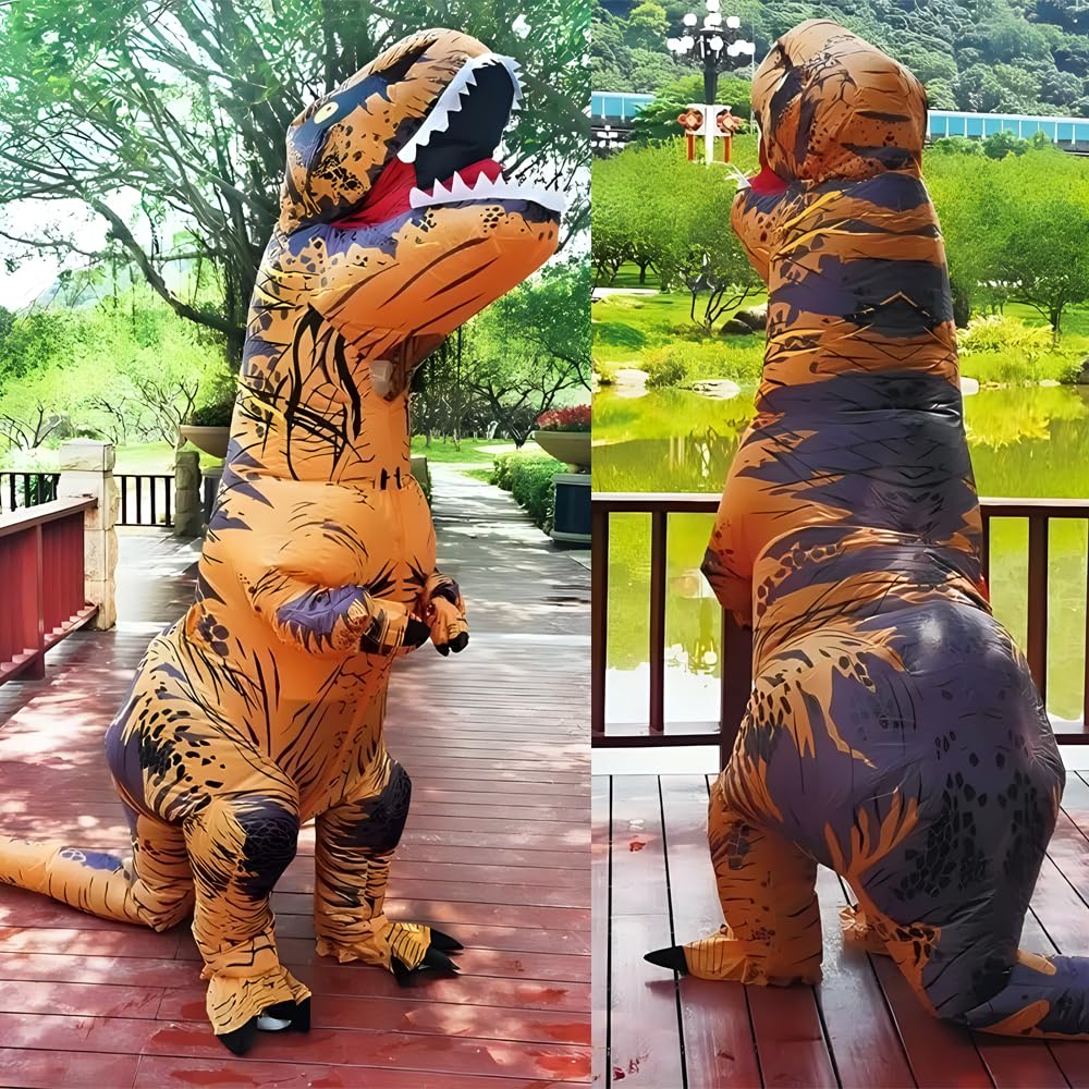 JASHKE Dinosaur Inflatable Costume T-rex Costume Adult