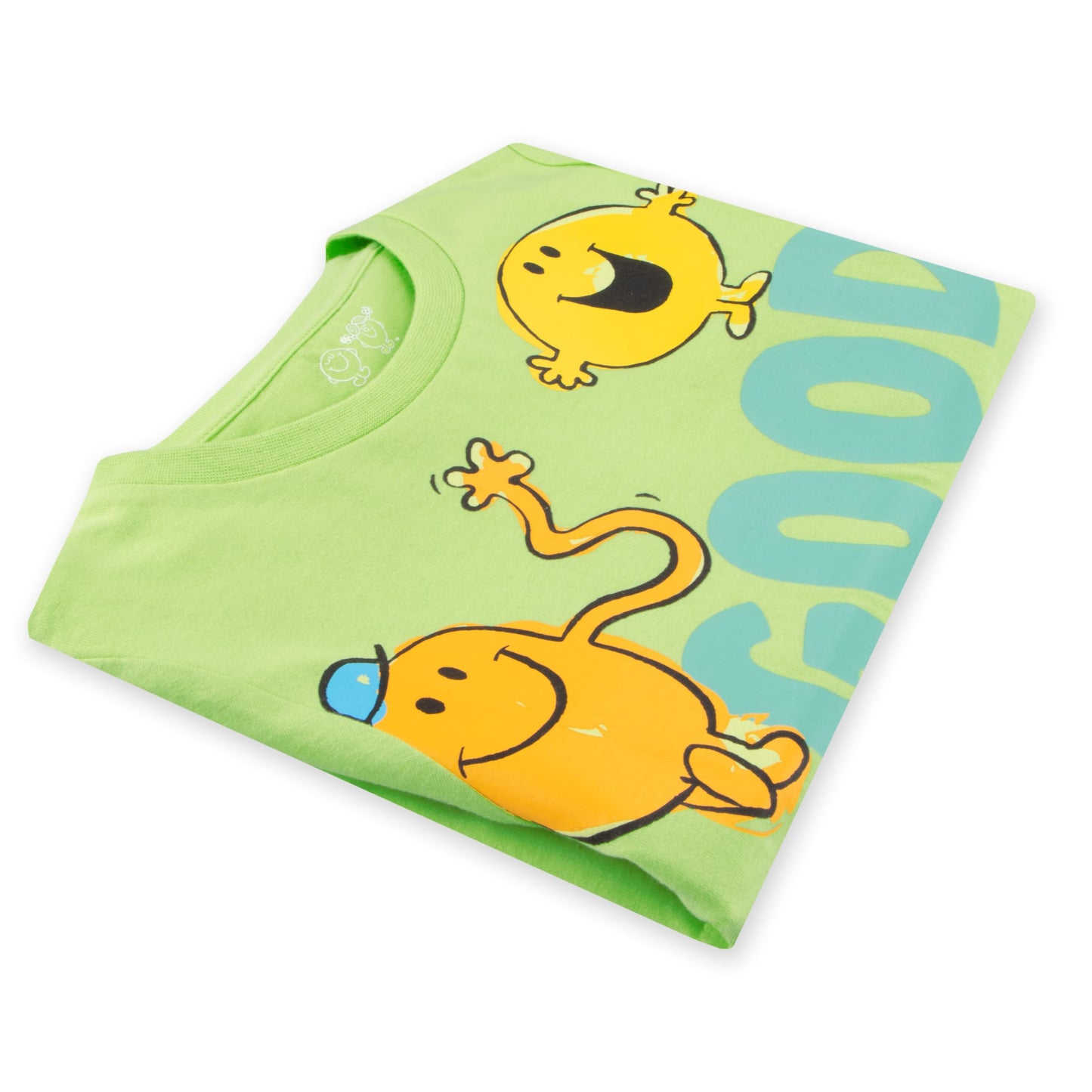 Mr. Men Little Miss Boys Tshirt | Mr Men Kids Tshirt | Cotton Short Sleeve T Shirt for Boys | Green 5-6 Years